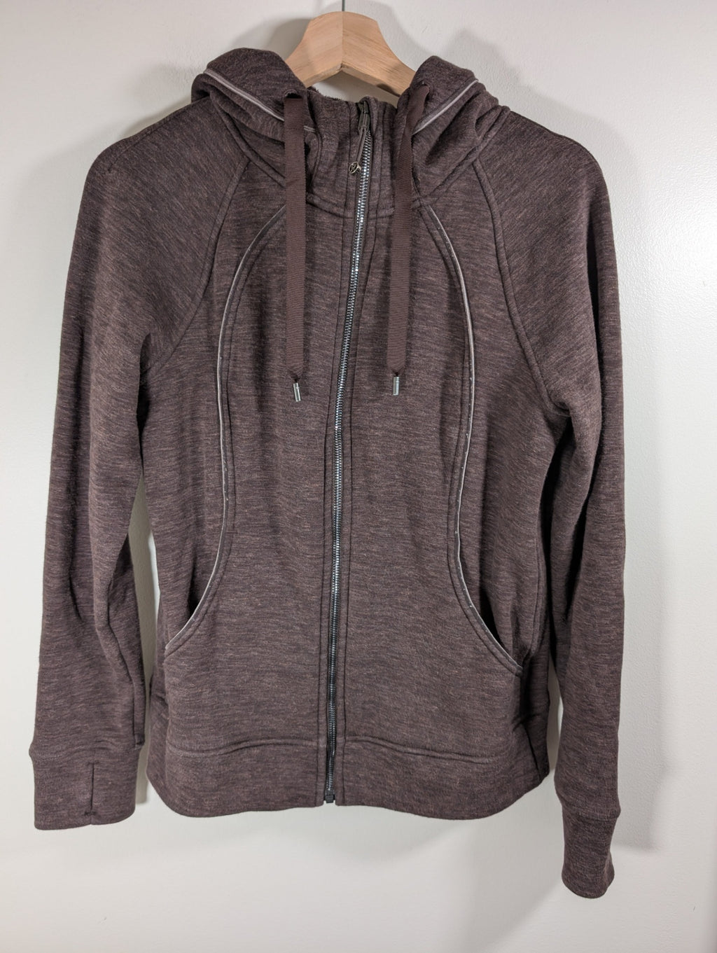 Lululemon brown full zip hoodie - SZ 8