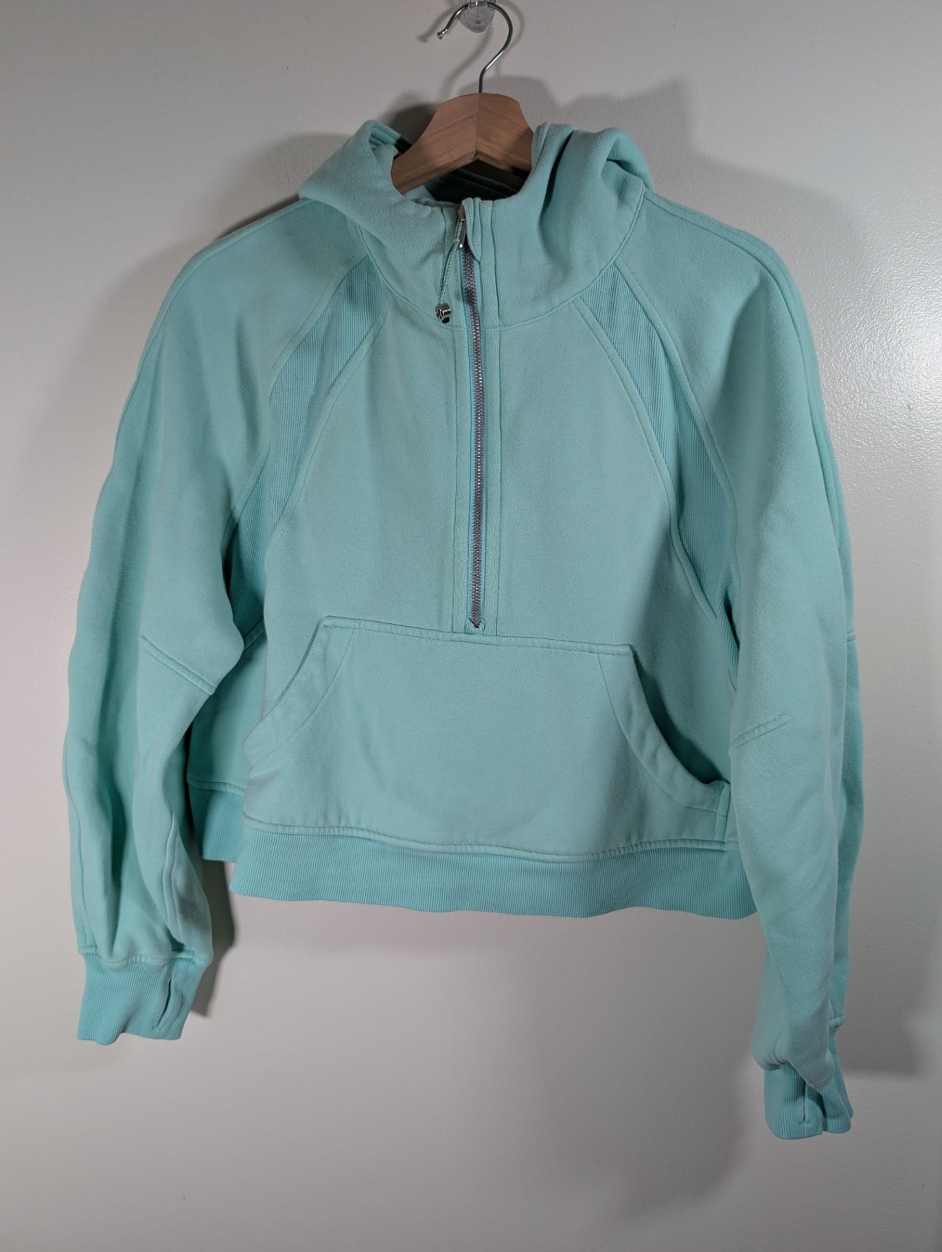 Lululemon scuba teal half-zip pullover - Medium