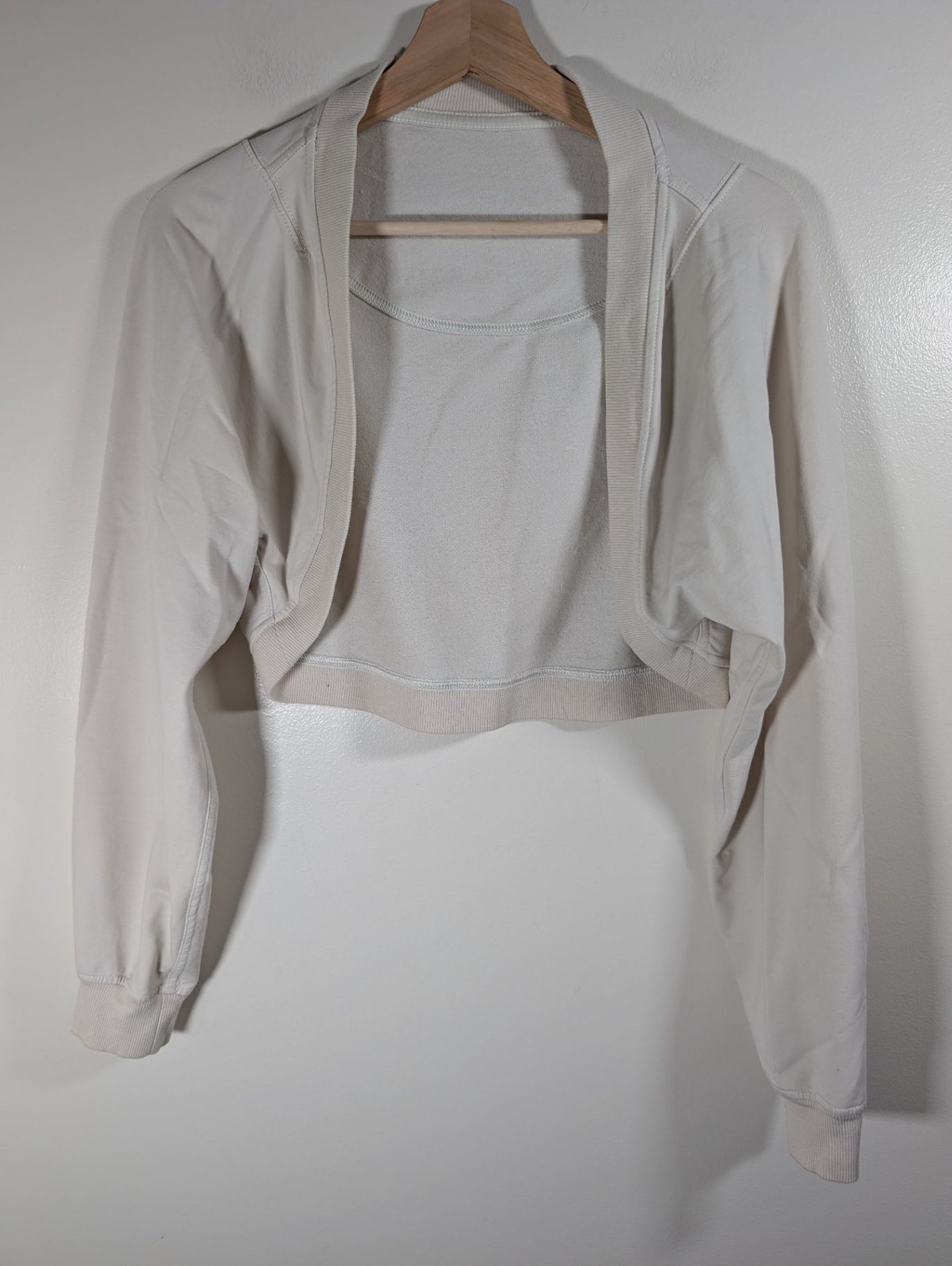 Lululemon french terry long-sleeve shrug - appears Small