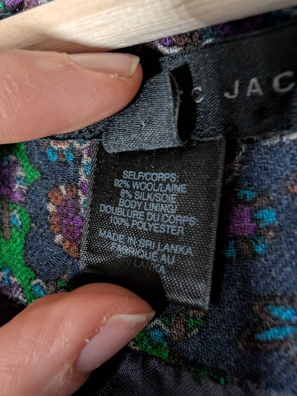Marc Jacobs  wool/silk dress - Small