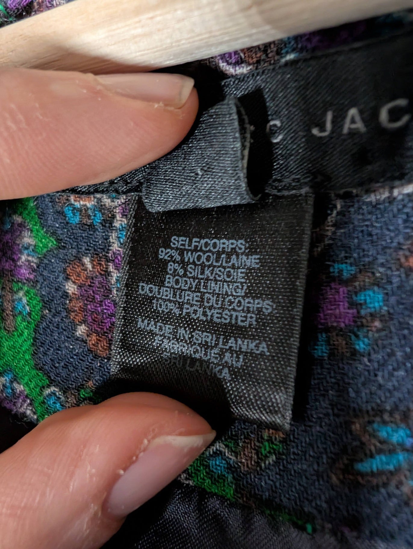 Marc Jacobs  wool/silk dress - Small