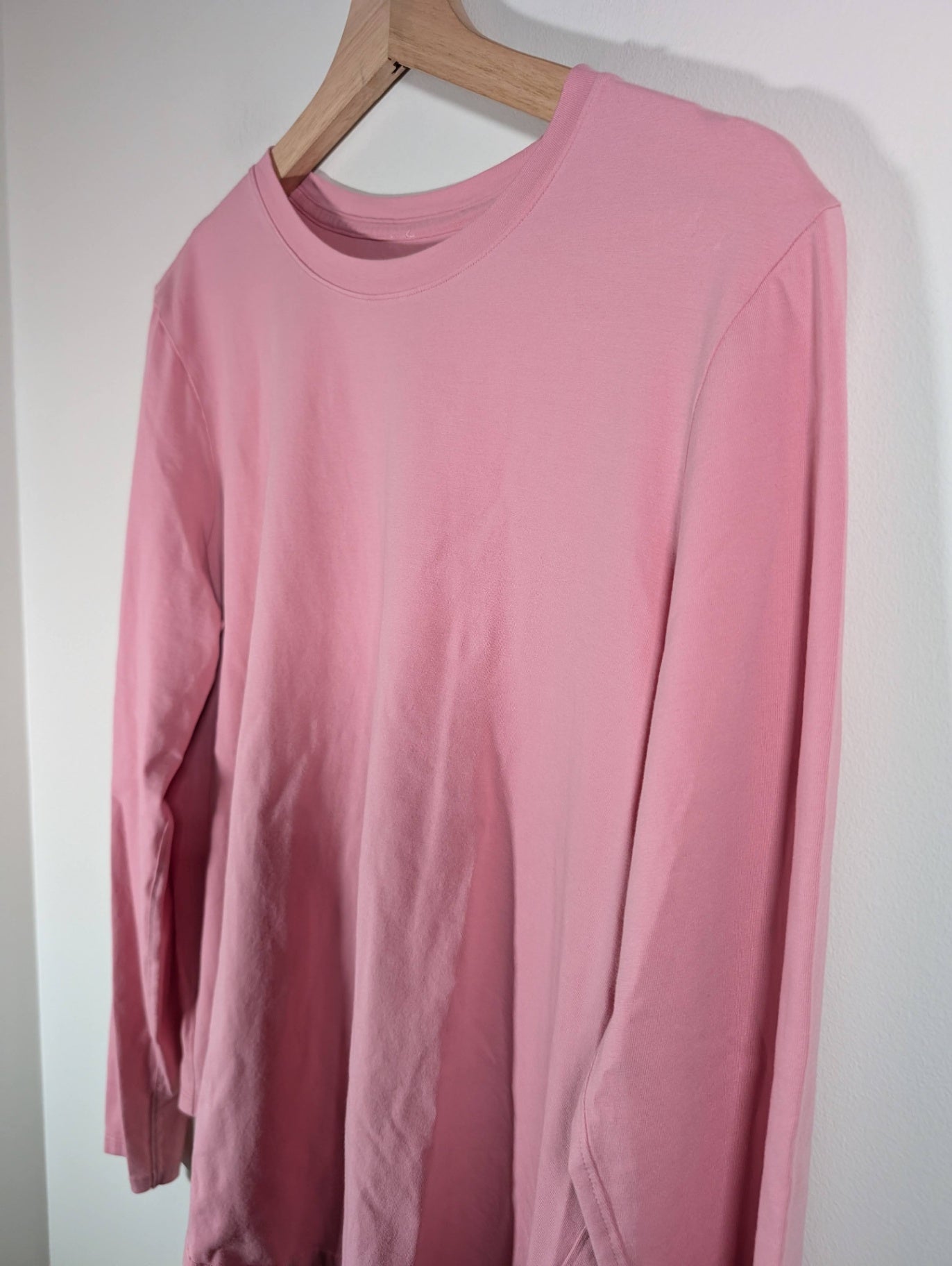Lululemon pink long-sleeve - appears SZ 8