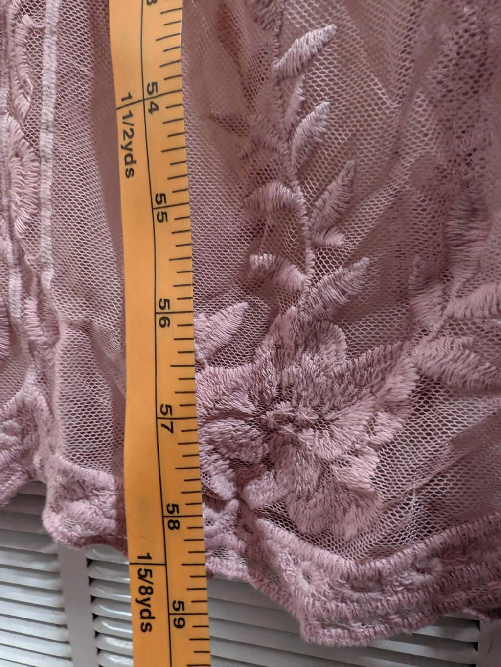 NWT Wish List pink lace maxi dress - Large
