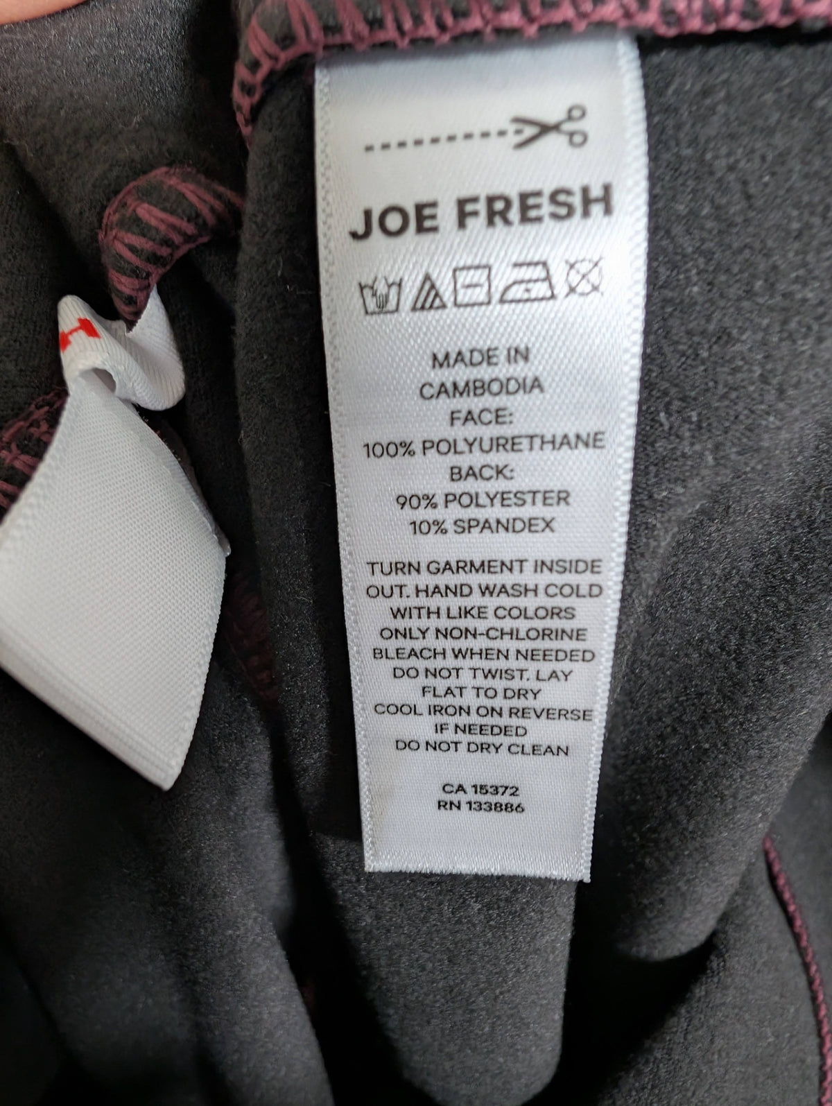 Joe Fresh pleather leggings - Large