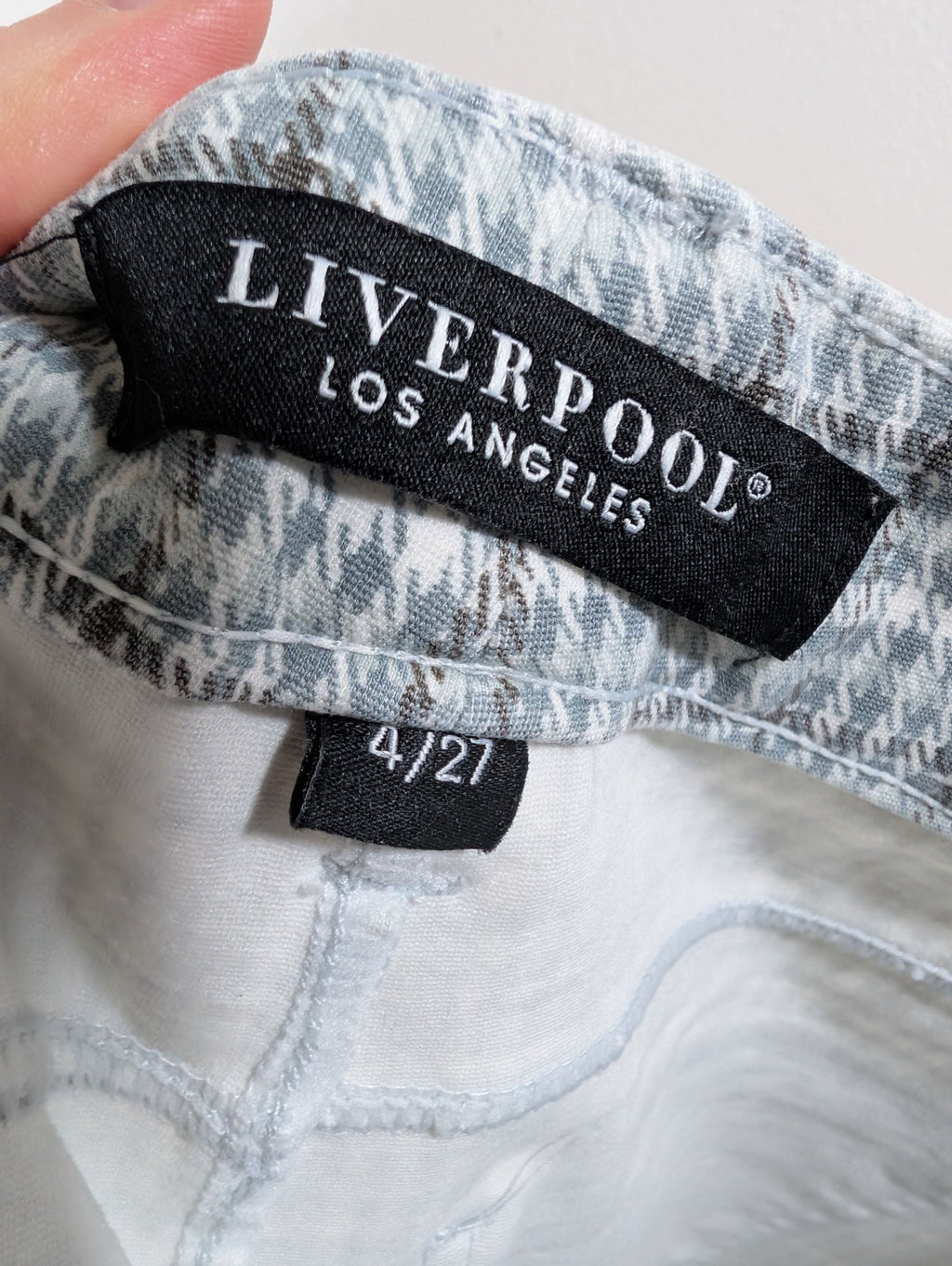 LIVERPOOL houndstooth pants - SZ 4