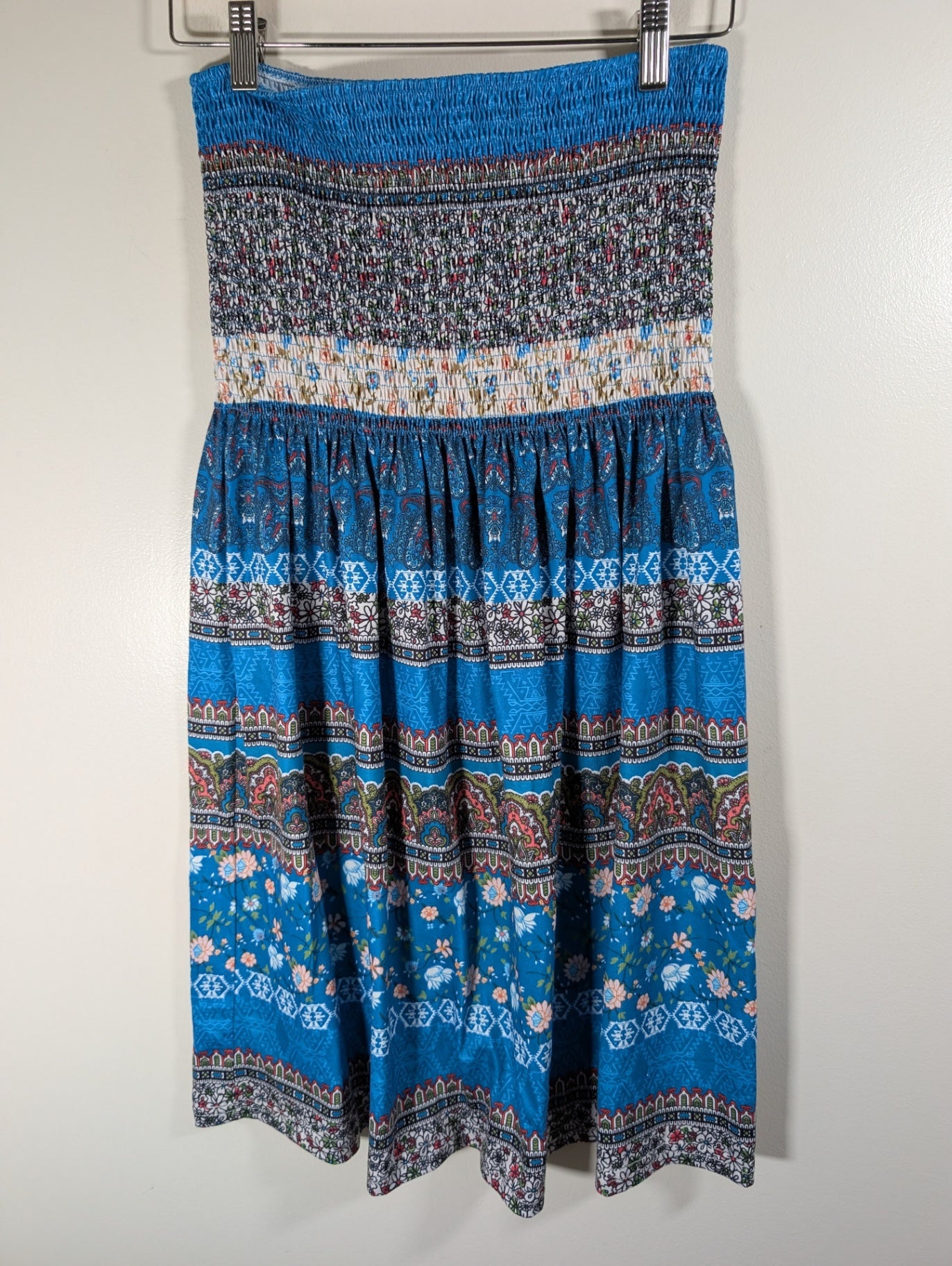 Patterned Tube Dress - Large