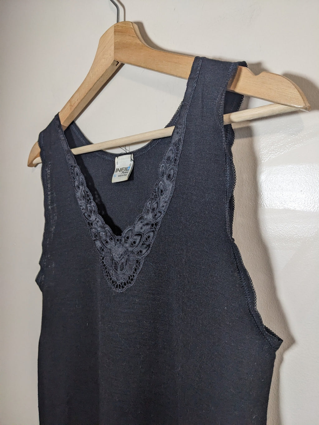 INFUL black wool tank top - appears medium