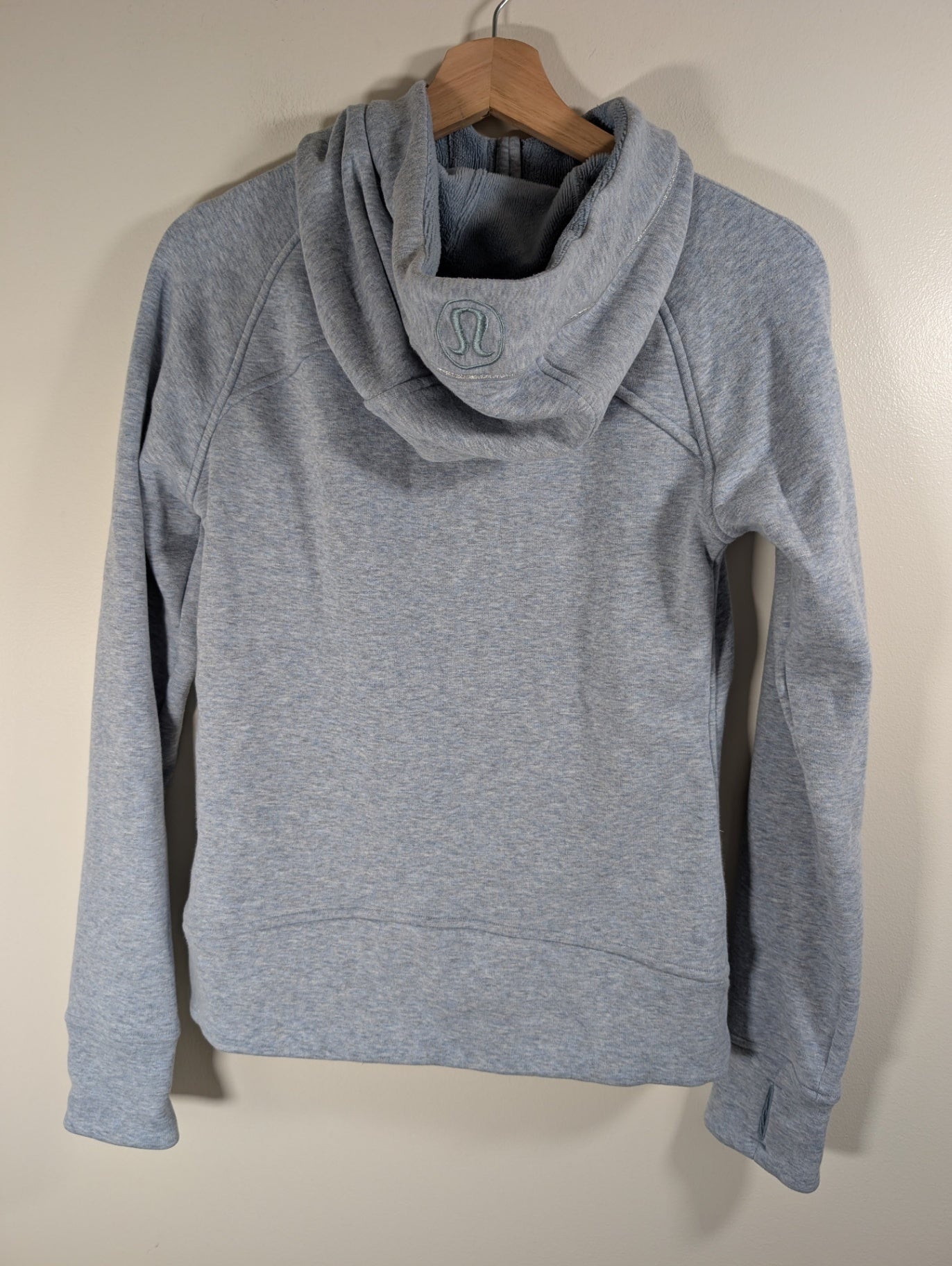 Lululemon blue fleece full zip - SZ 6