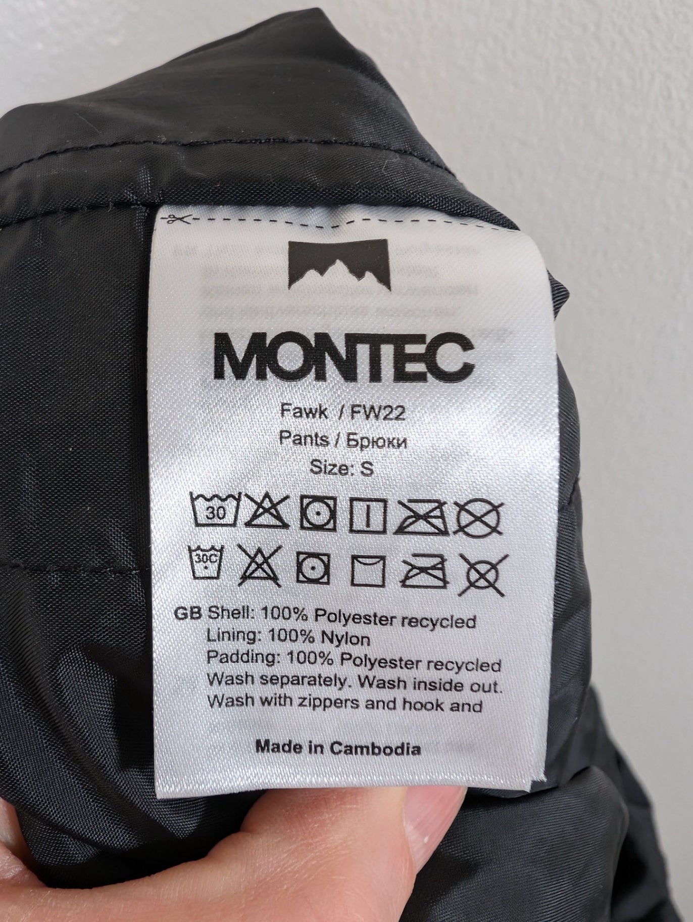 Montec bib ski pants - Small