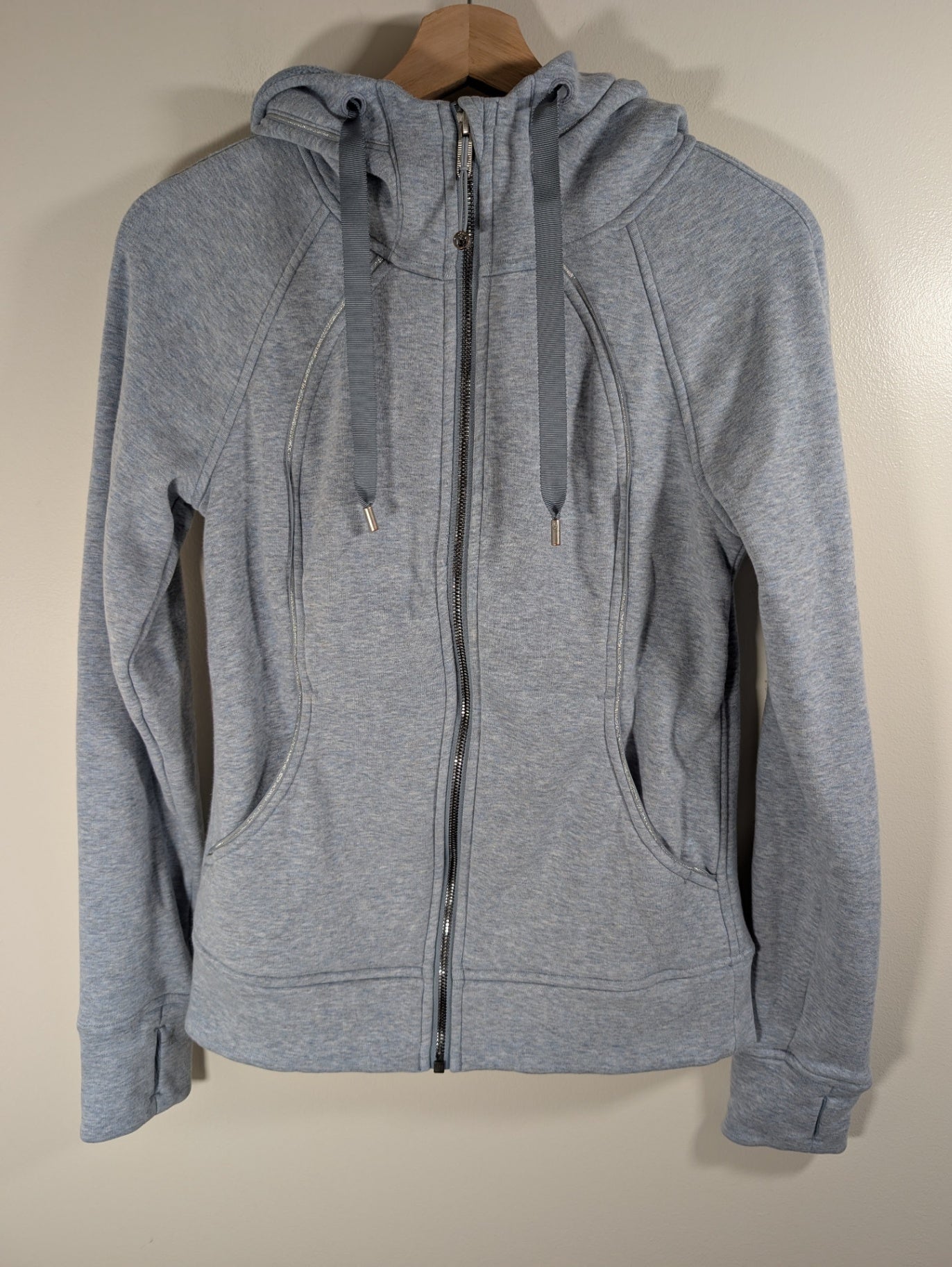 Lululemon blue fleece full zip - SZ 6