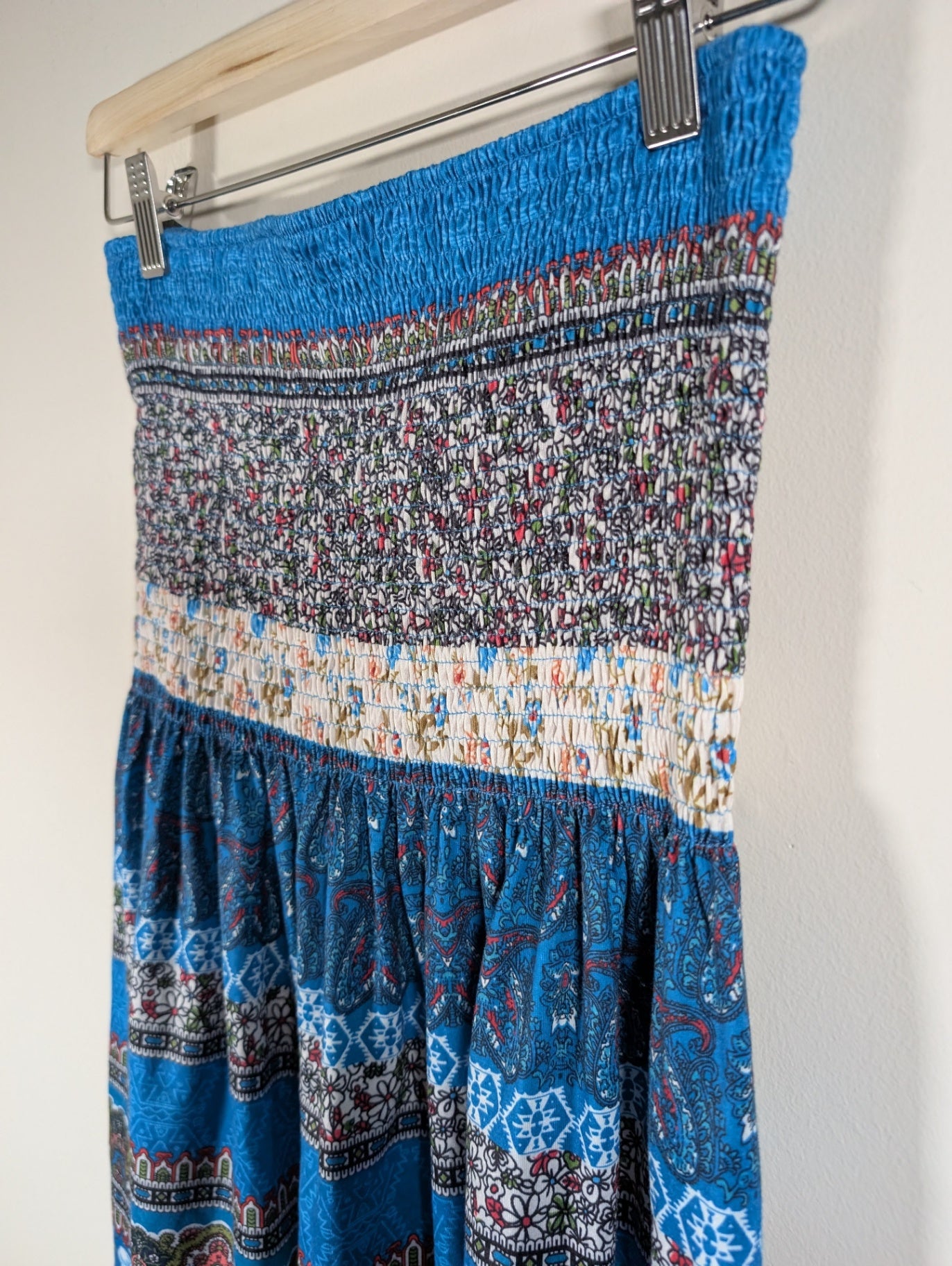 Patterned Tube Dress - Large