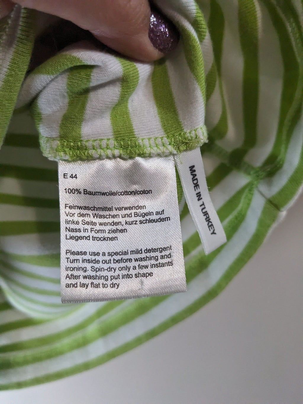 gollehaug striped tank top - sz 36 (appears small)