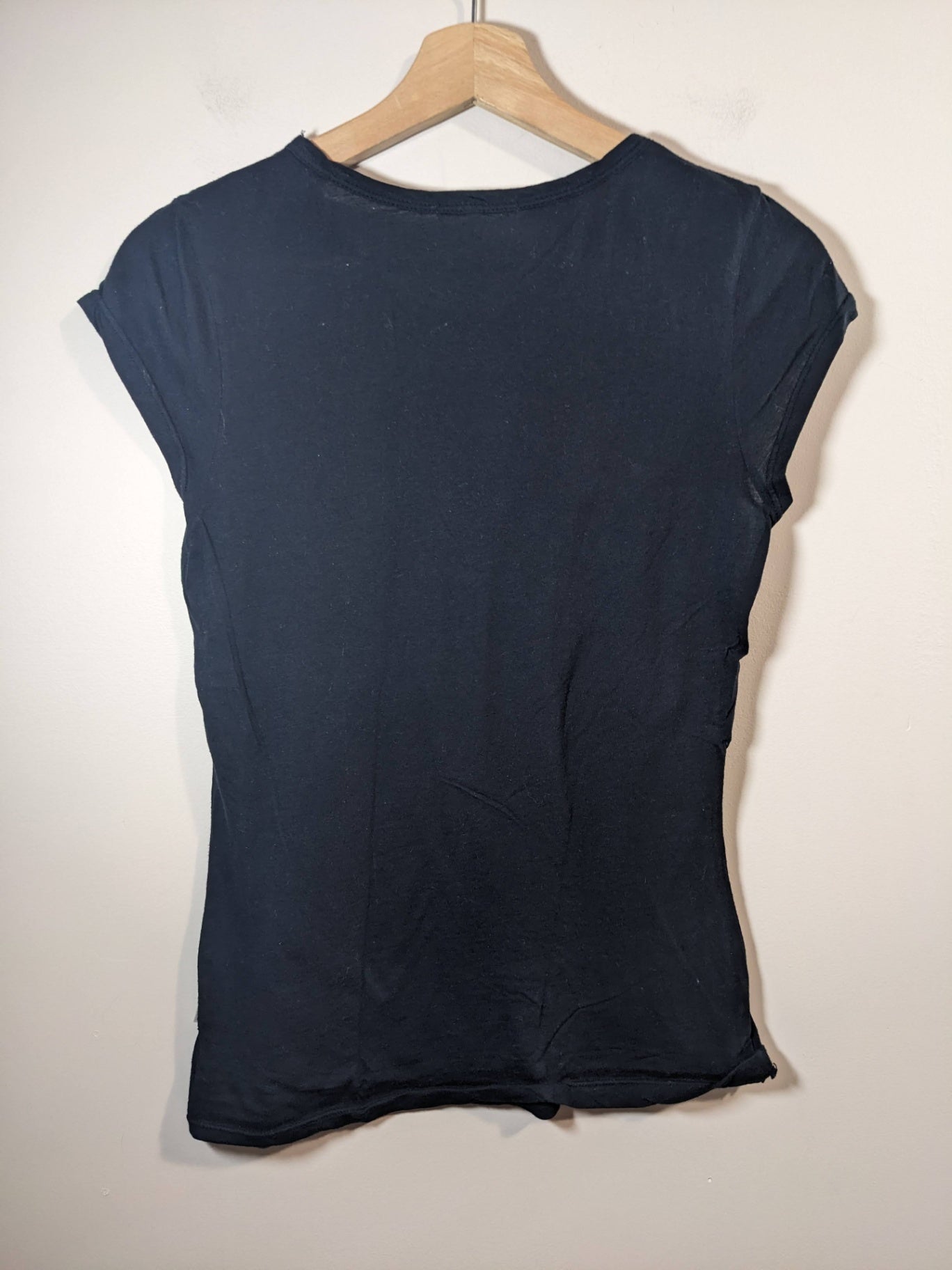James Perse Black Round Neck T-Shirt - M (size 2)