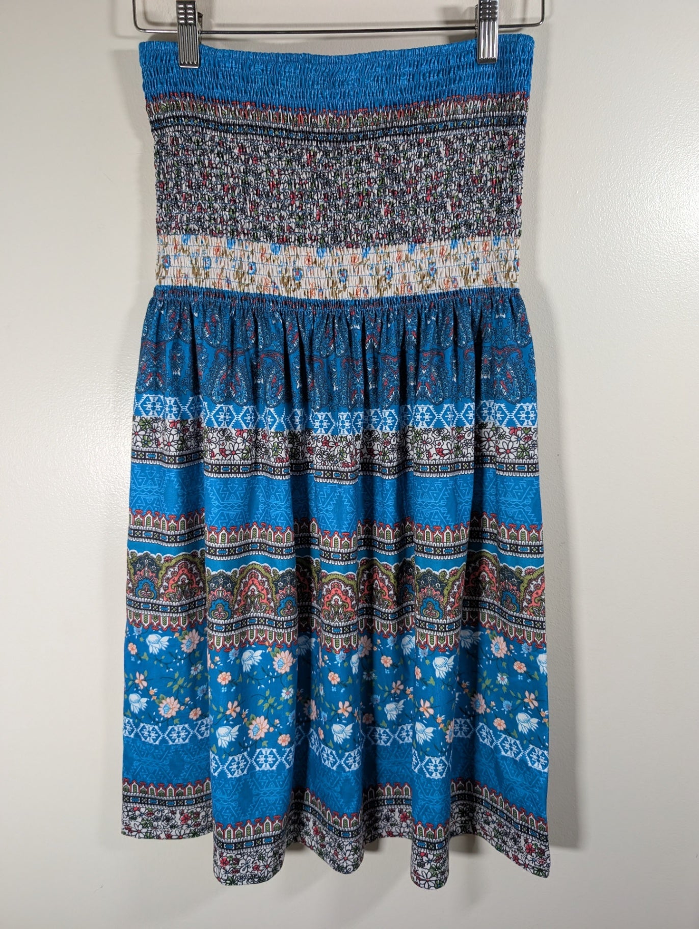 Patterned Tube Dress - Large