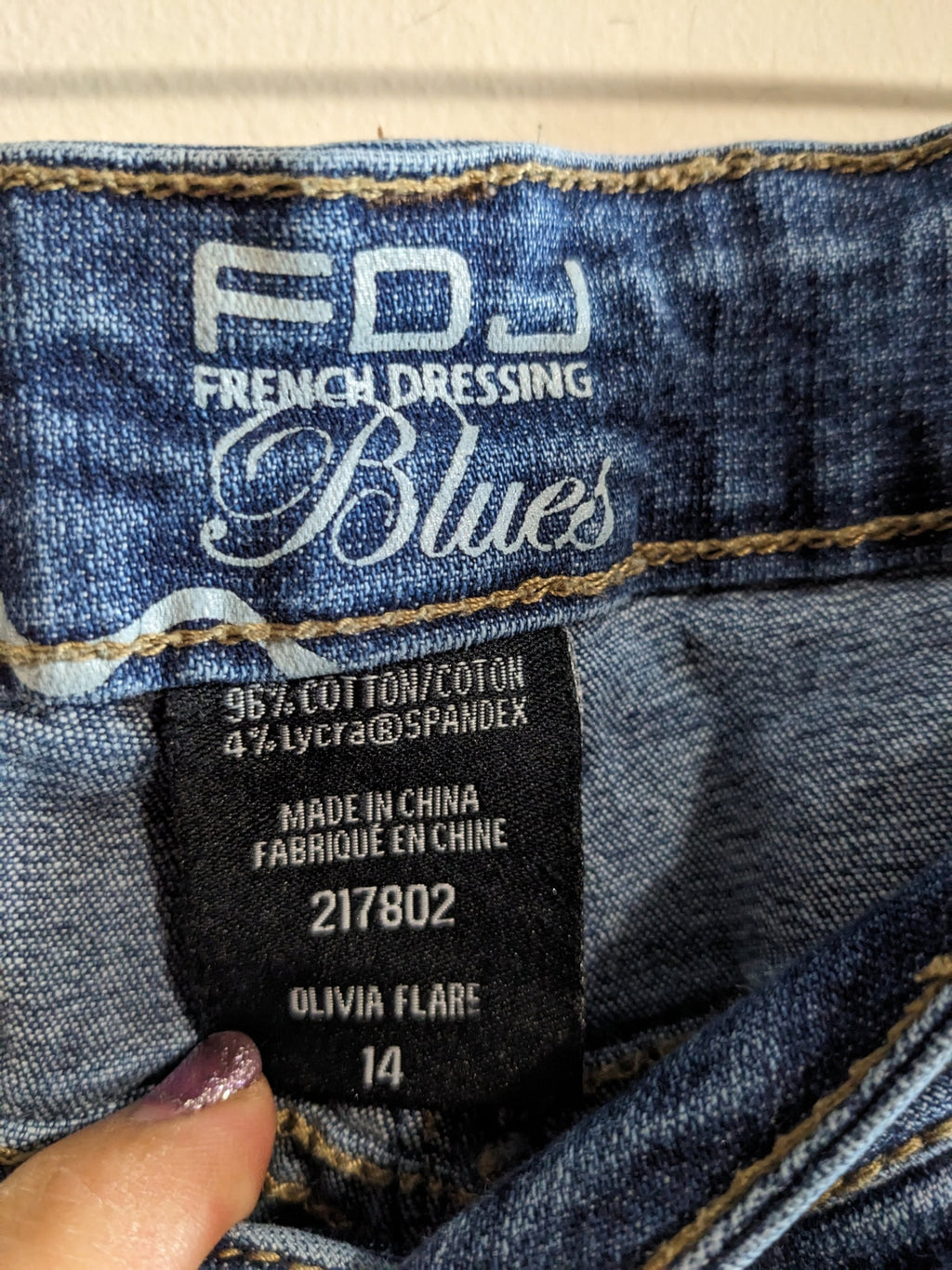 French Dressing Olivia Jeans - sz 14