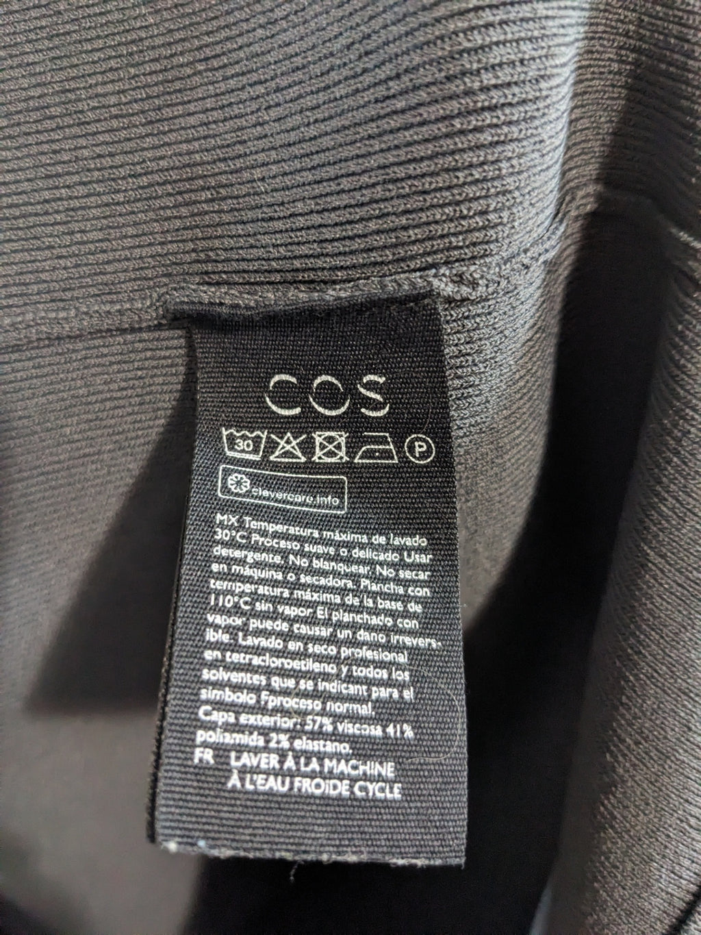 Cos Dark Grey Maxi Dress - L
