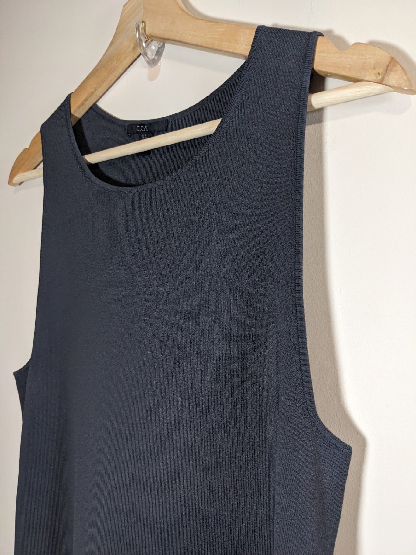 Cos Dark Grey Maxi Dress - L