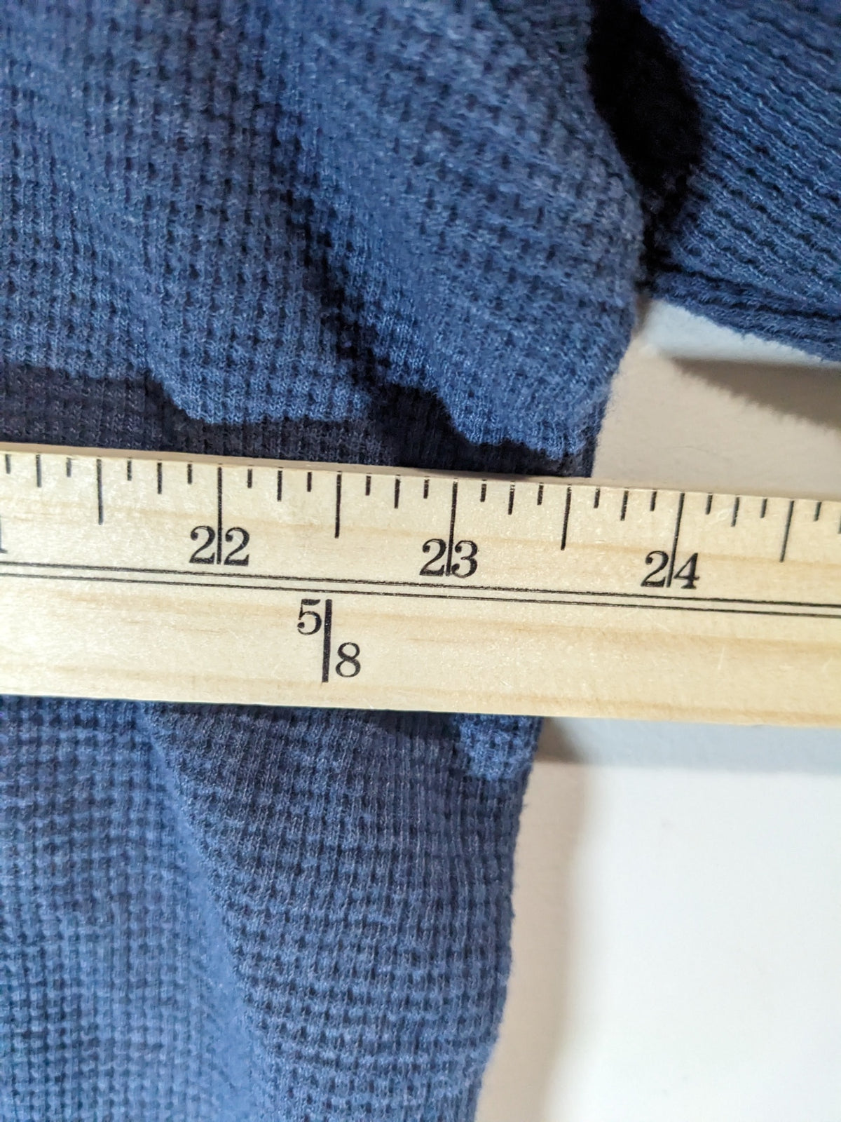 Eddie Bauer Blue Waffle Long Sleeve- XL