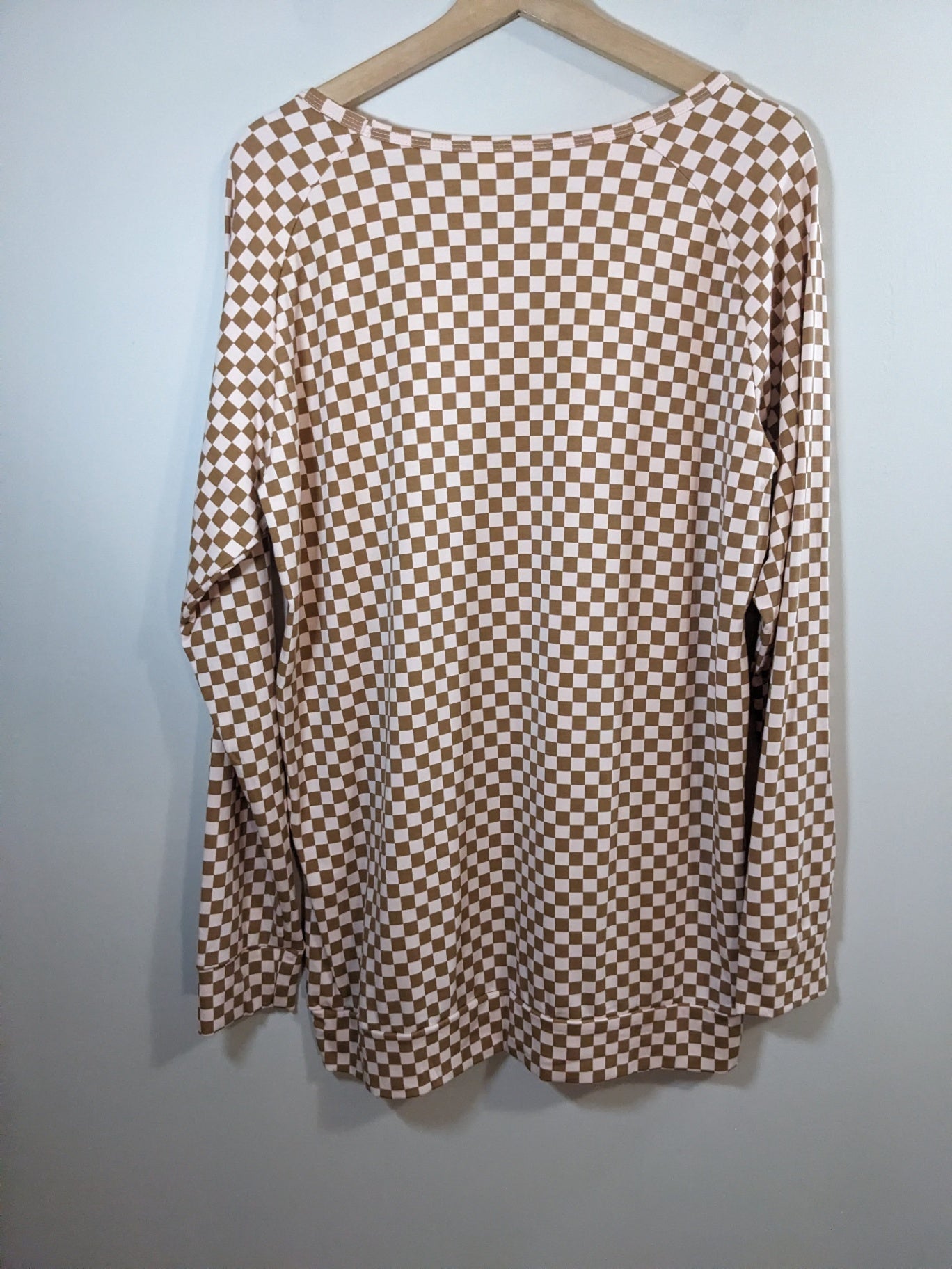 Dwelling Apparel Checkered Long Sleeve - XL