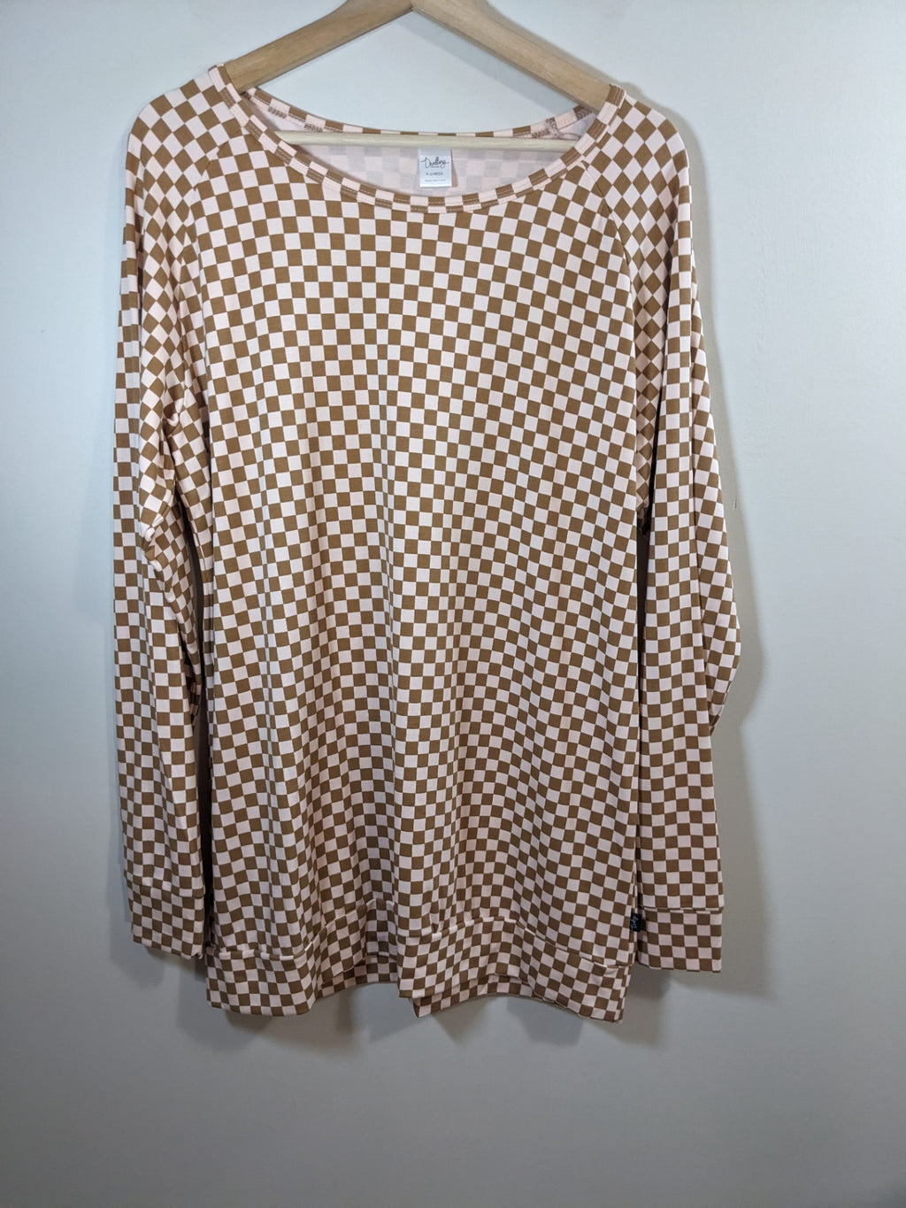 Dwelling Apparel Checkered Long Sleeve - XL