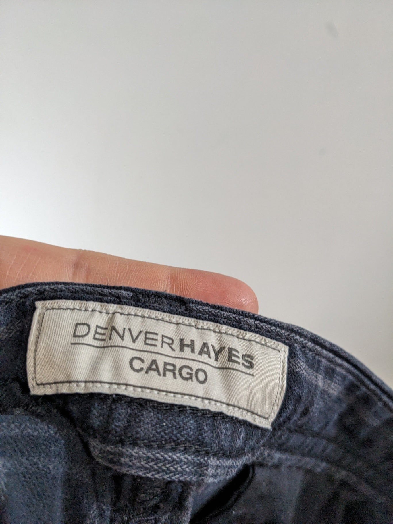 Denver Hayes Black/Grey Plaid Shorts - sz 36