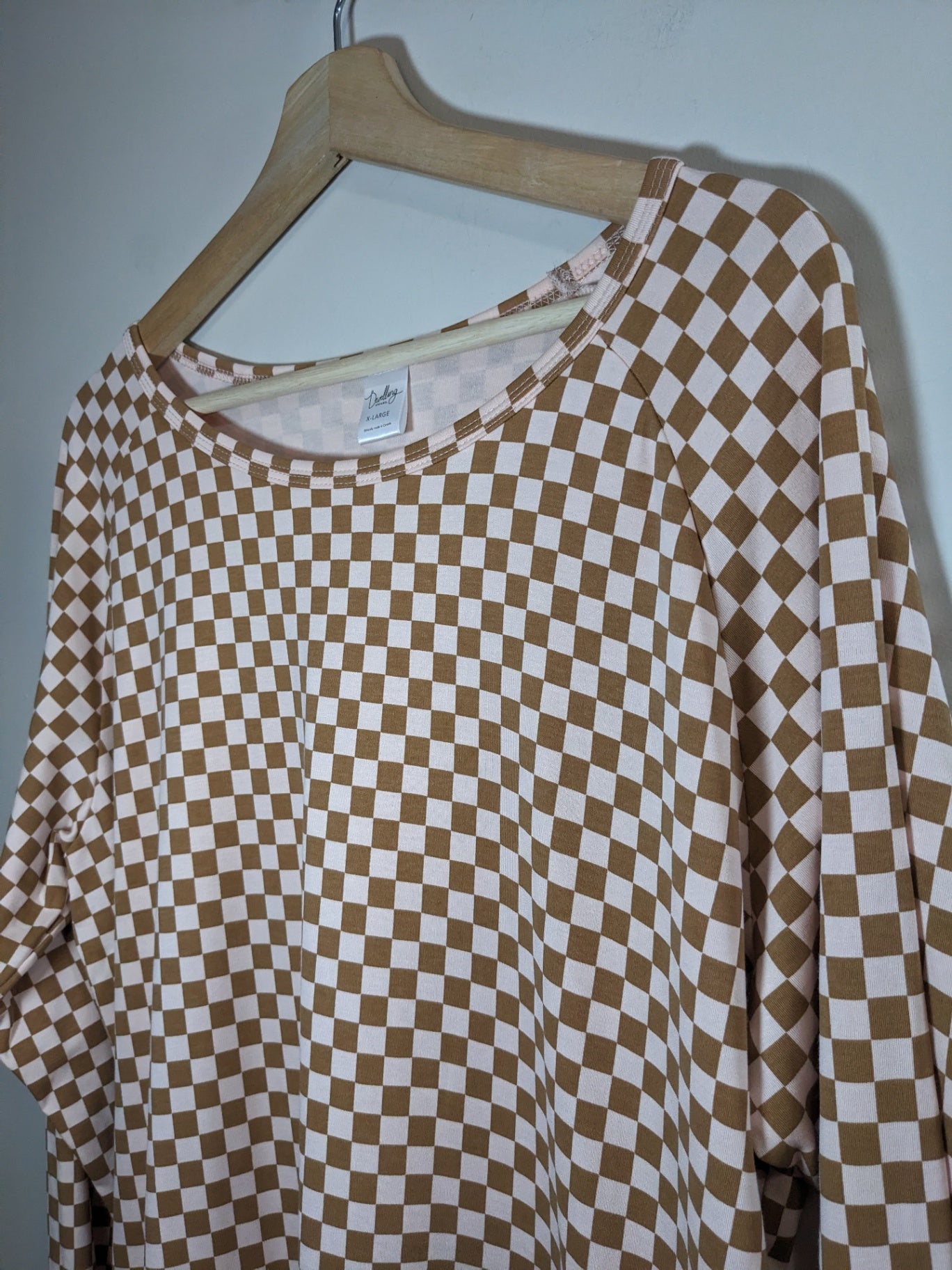 Dwelling Apparel Checkered Long Sleeve - XL