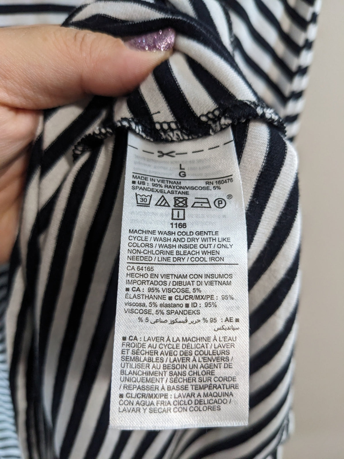 Old Navy Striped Dress - L
