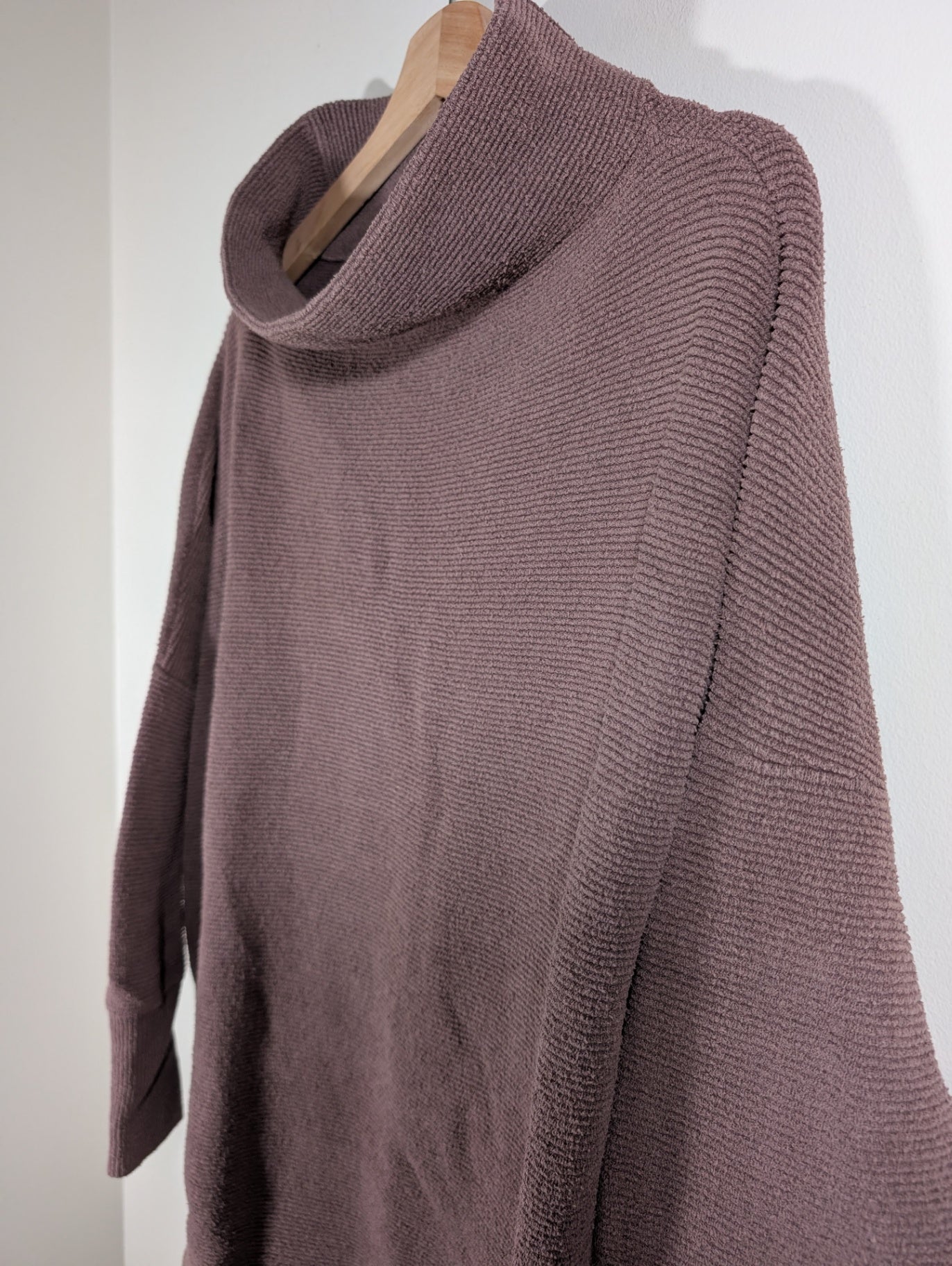 Free People brown slouchy tunic sweater - Small