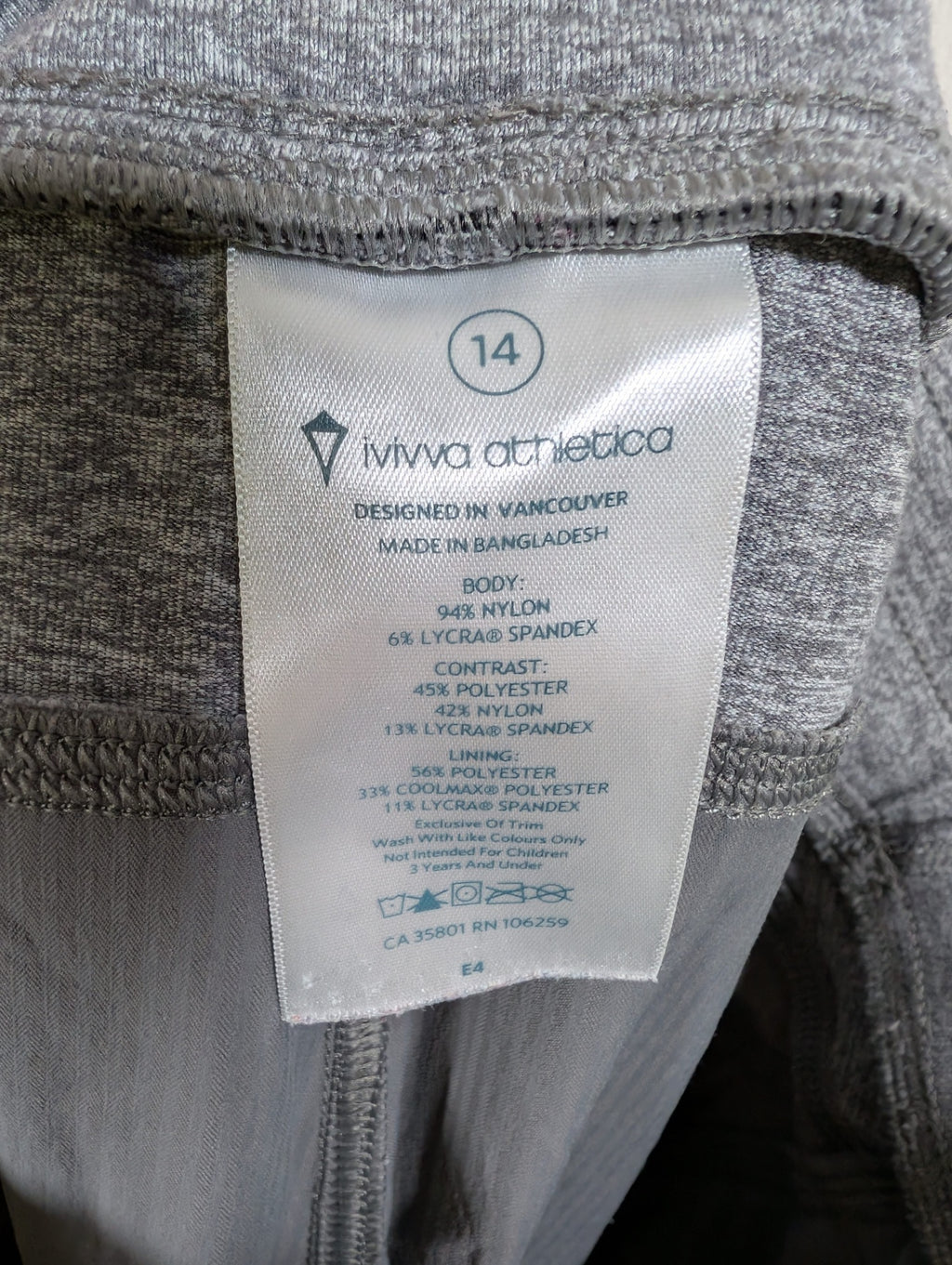 Ivivva Athletica dance studio pants - 14 kids