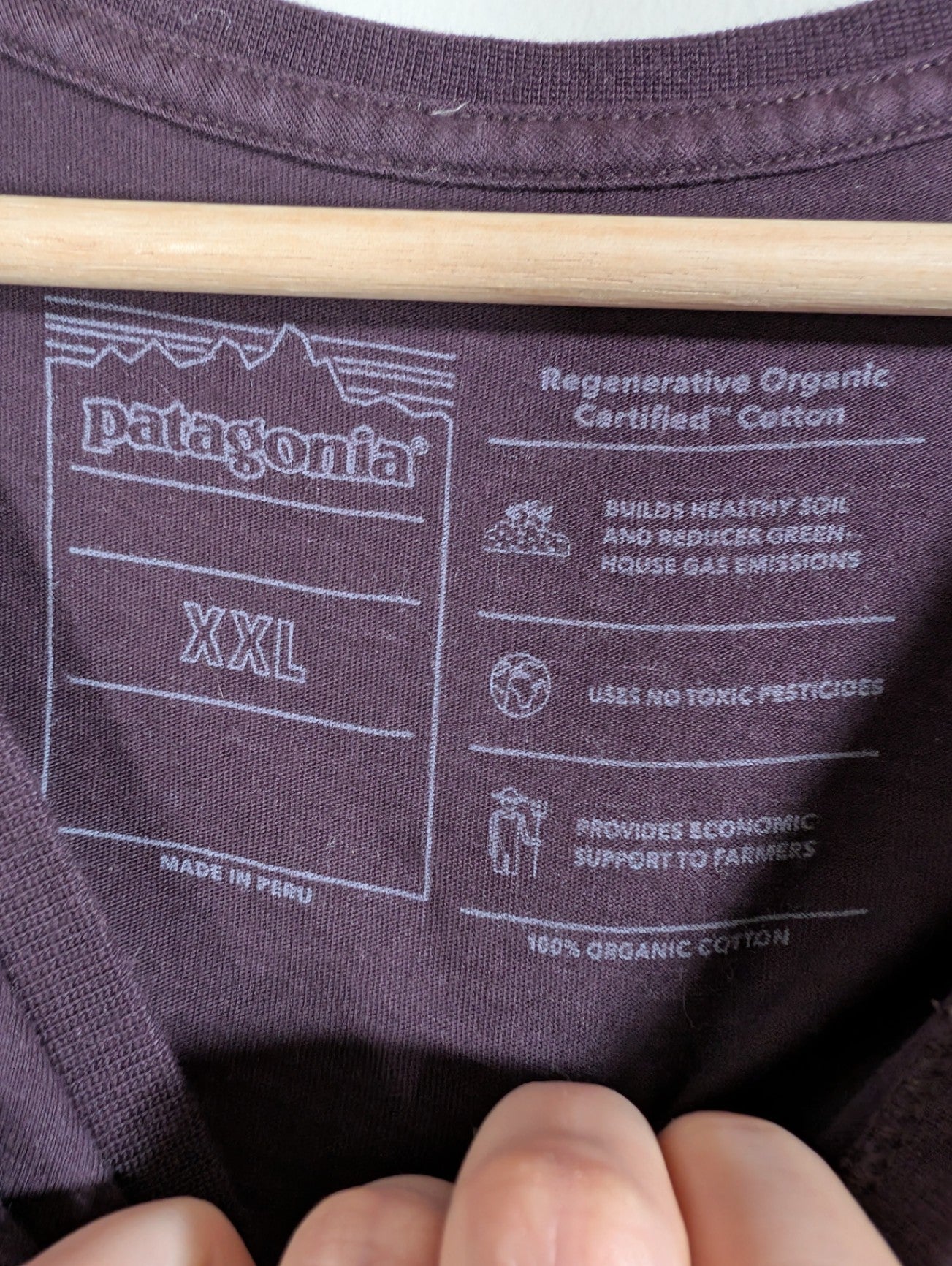 Patagonia purple long-sleeve - Men's 2XL