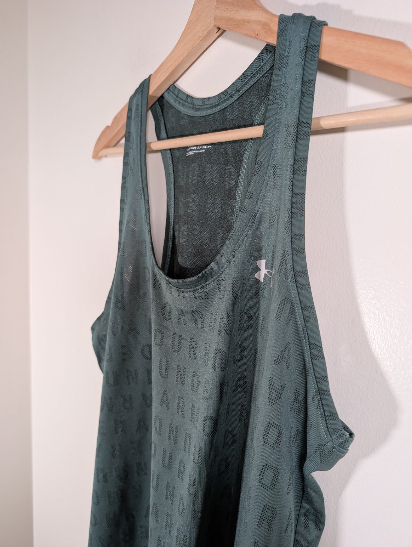 Under Armour green racerback- Medium