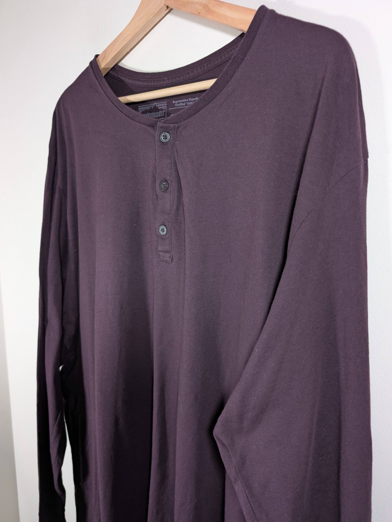 Patagonia purple long-sleeve - Men's 2XL