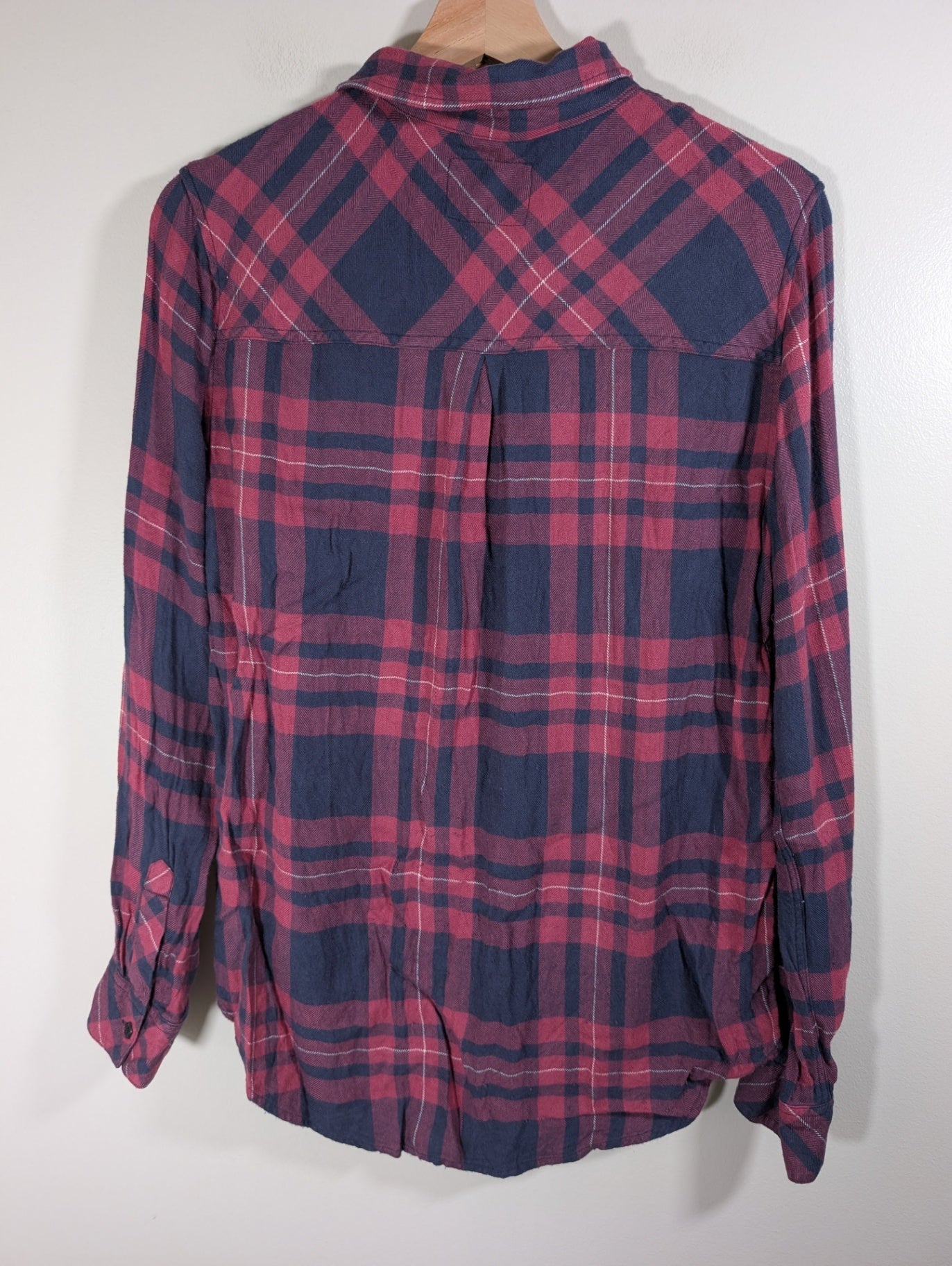 Rails plaid button down - Medium