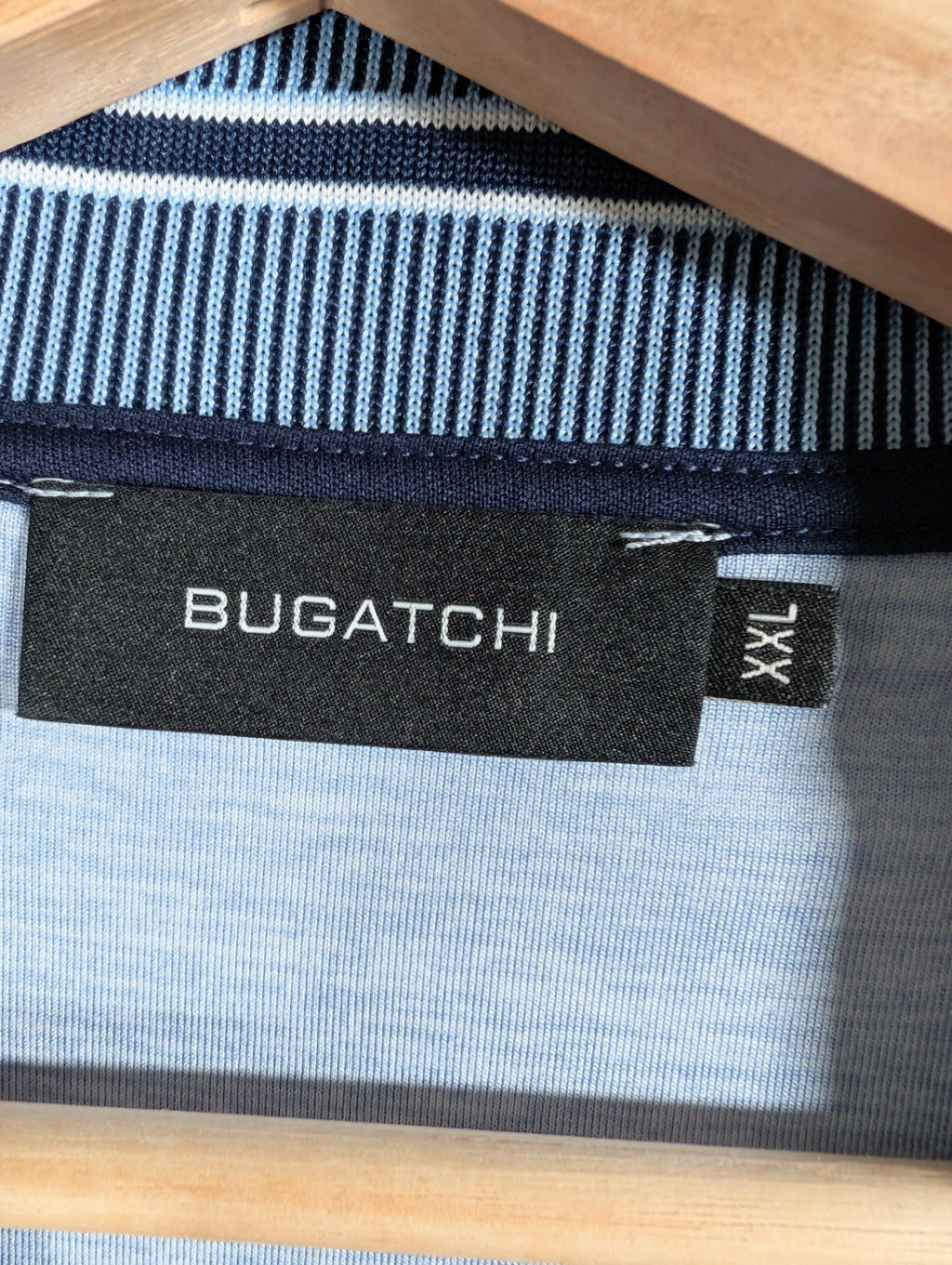 BUGATCHI blue pullover - 2XL