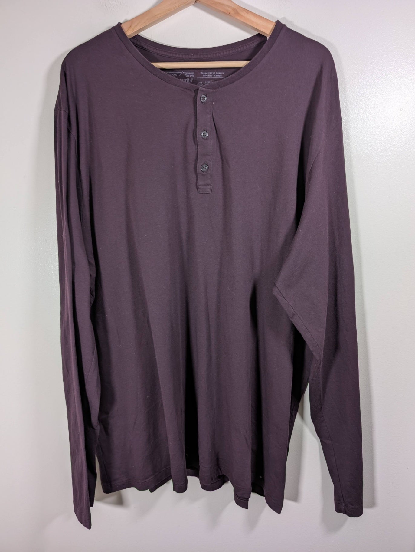 Patagonia purple long-sleeve - Men's 2XL
