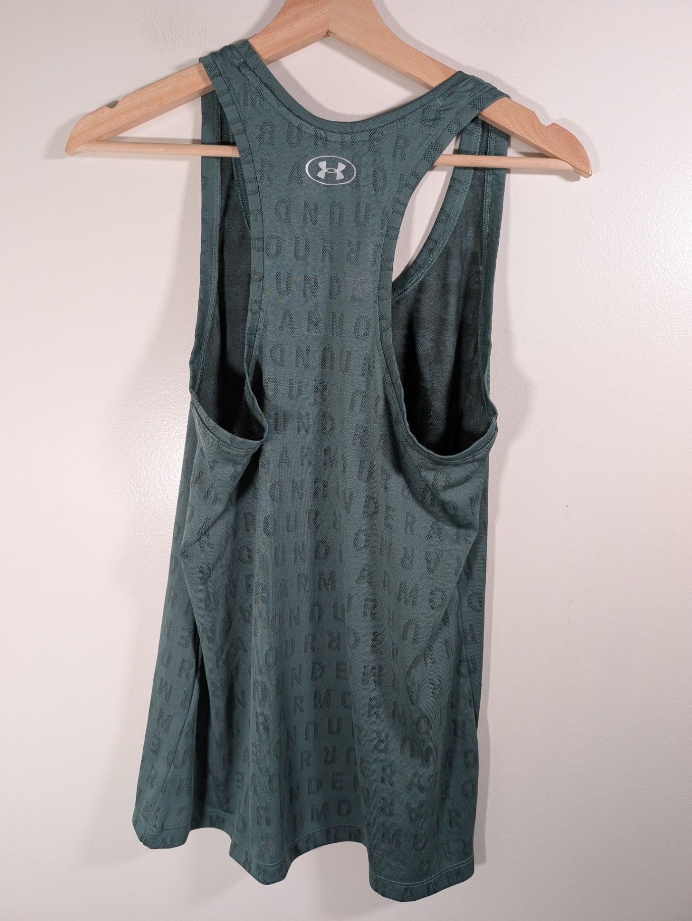 Under Armour green racerback- Medium