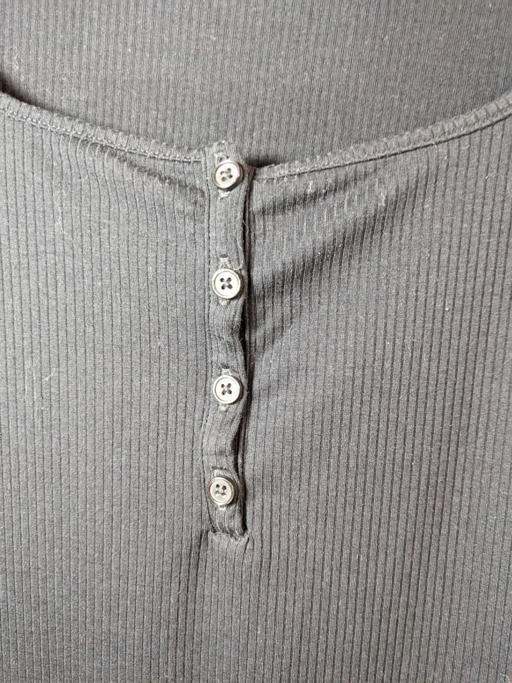 American Eagle Black Long Sleeve Bodysuit - S
