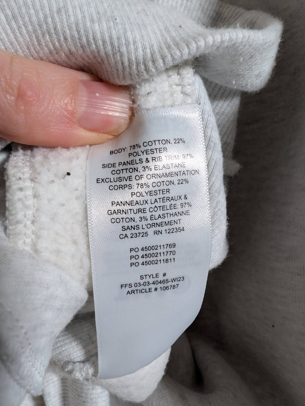 TNA sweatfleece cozy fleece pullover - 2XS