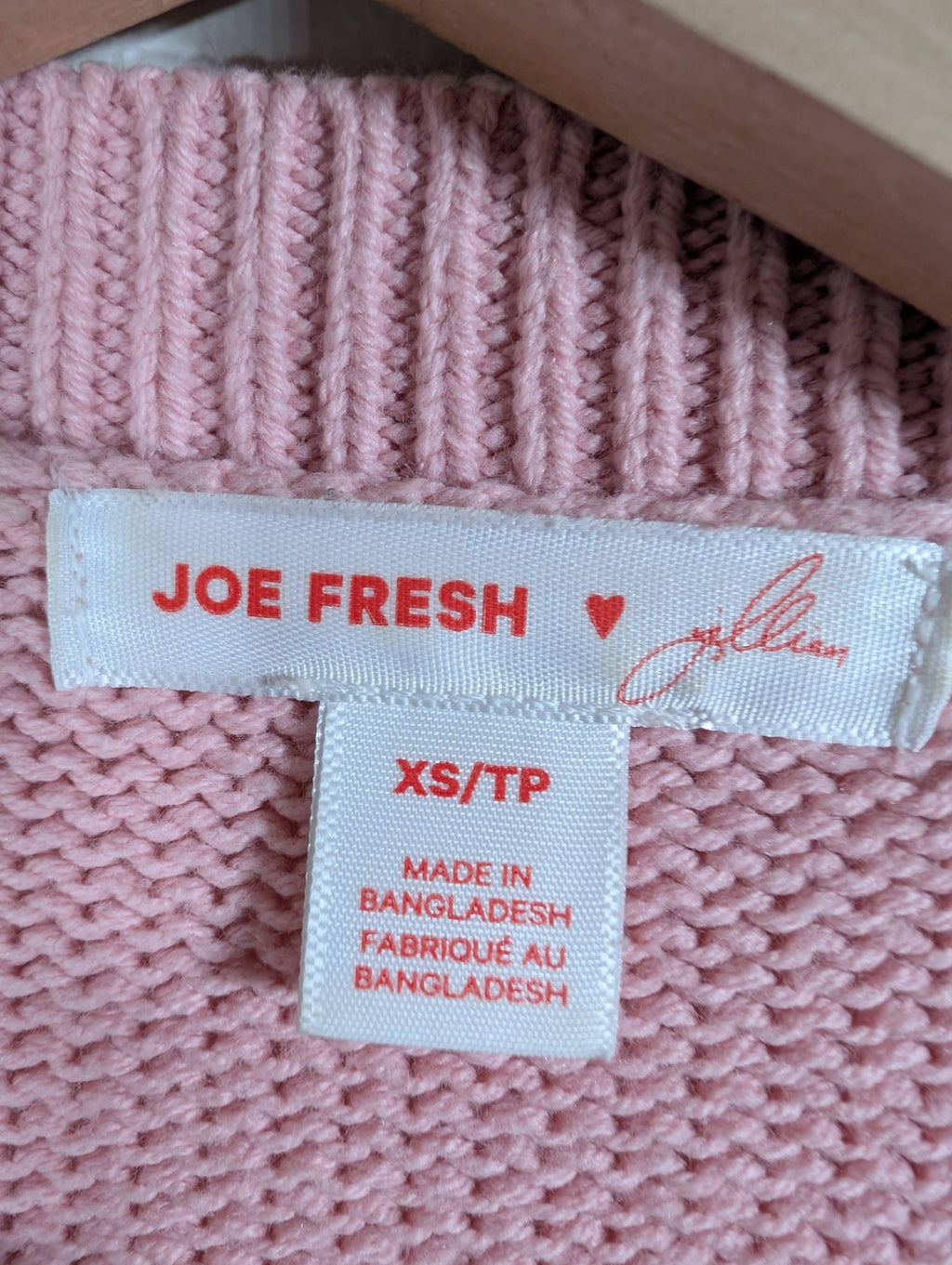 Joe Fresh heart sleeve sweater - XS