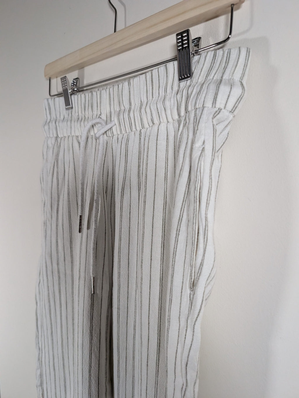 Suzy Shier linen-blend pants - XS