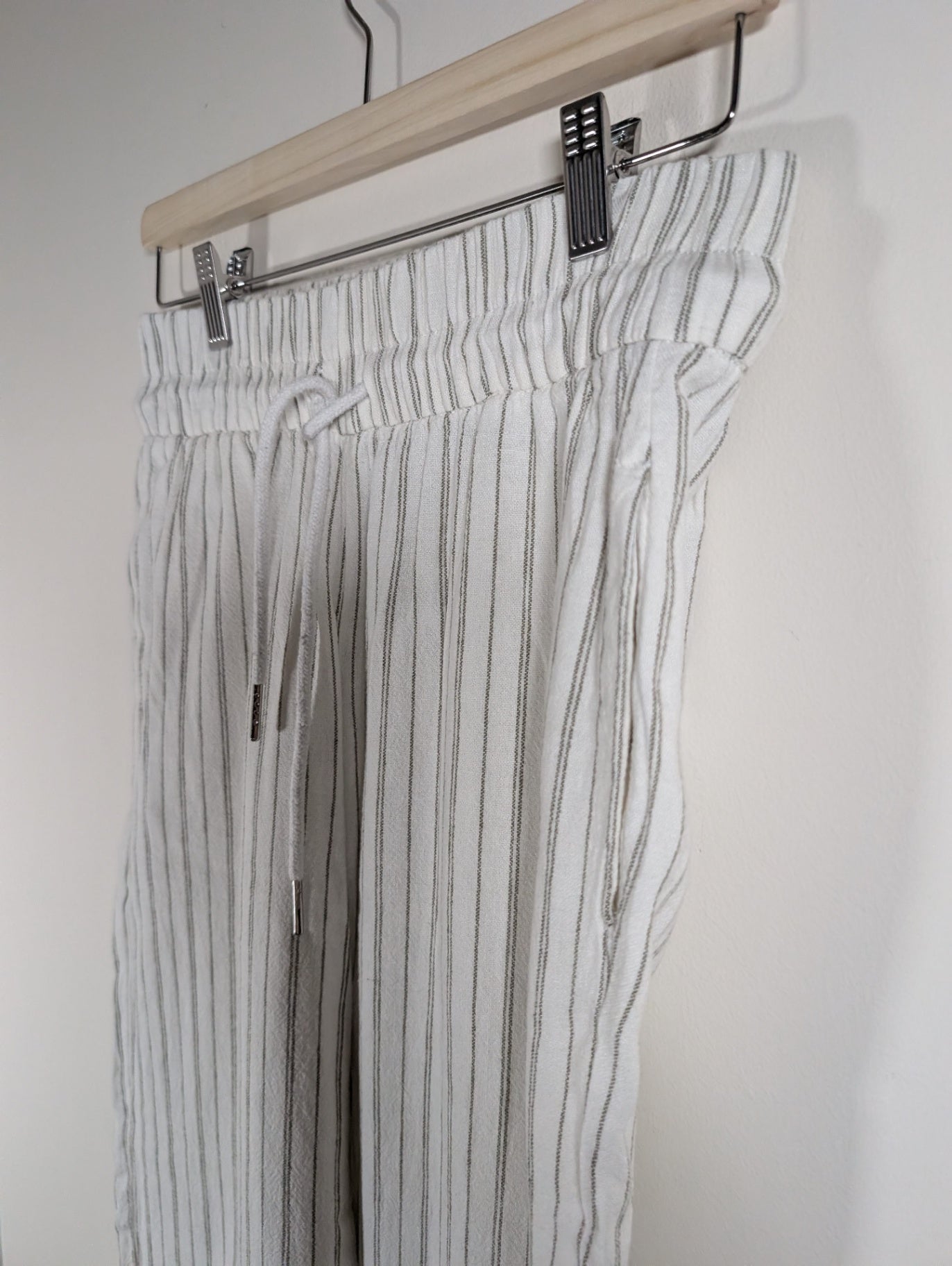 Suzy Shier linen-blend pants - XS