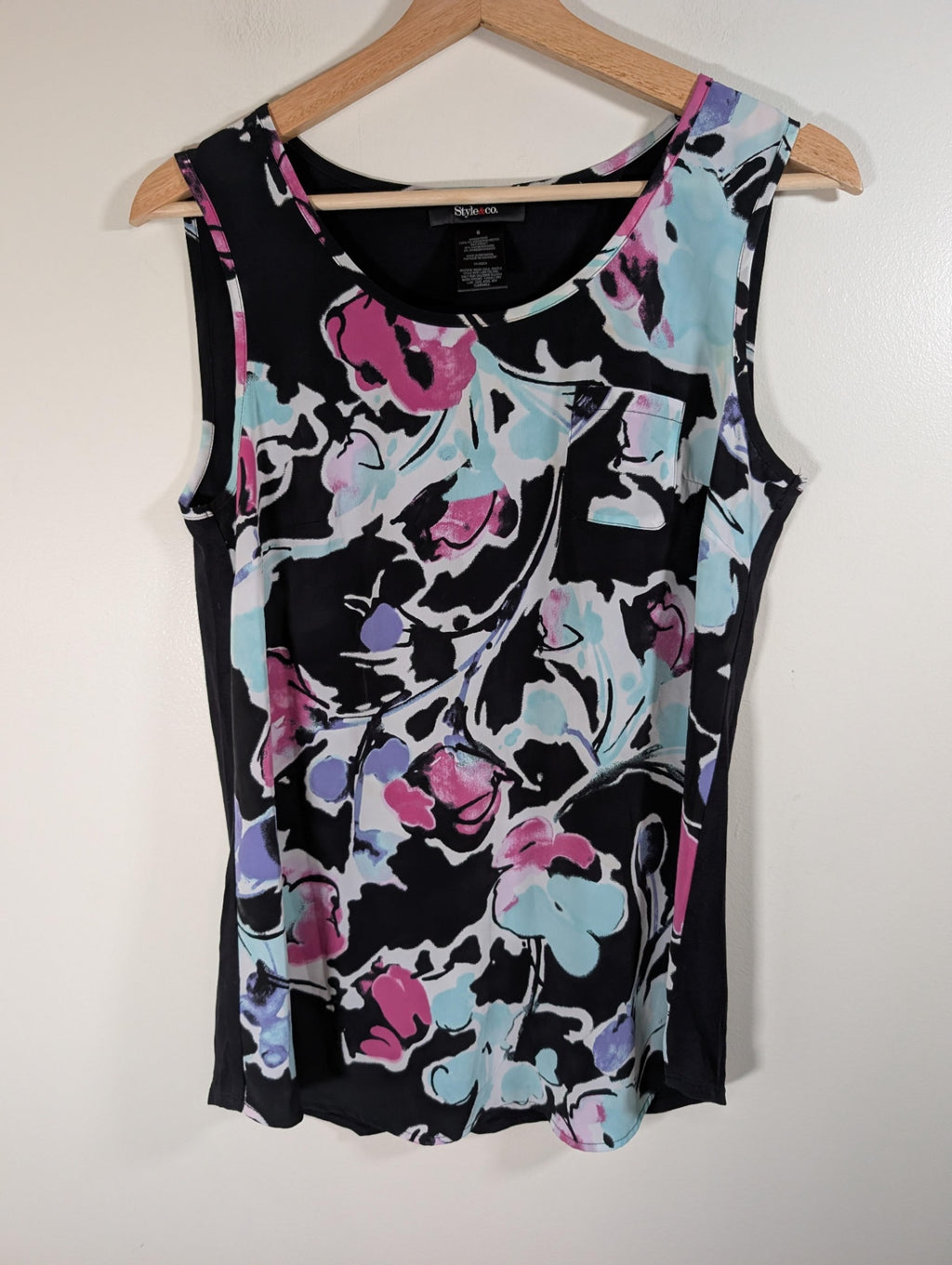 Style&co. floral blouse - sz 6