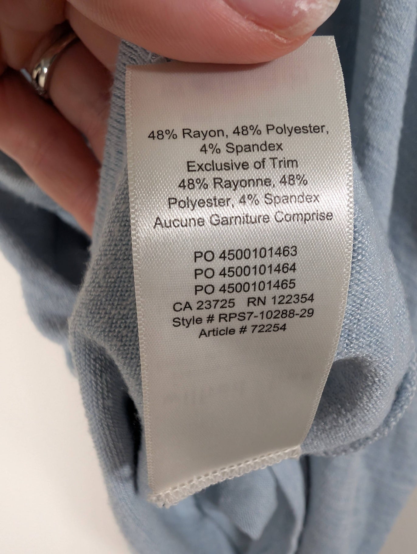 Wilfred blue racerback knit tank - Large