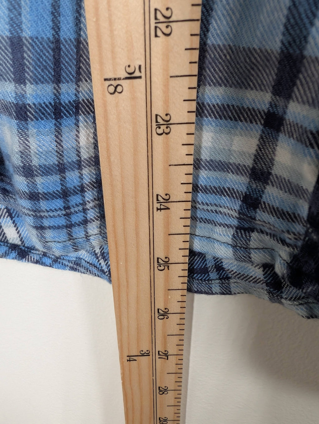 Kismet blue plaid button down - Large