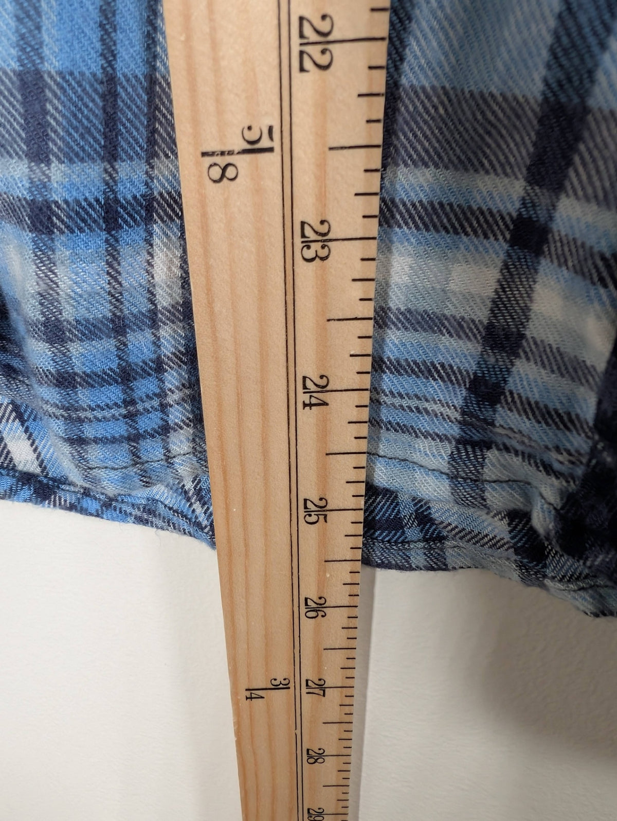 Kismet blue plaid button down - Large