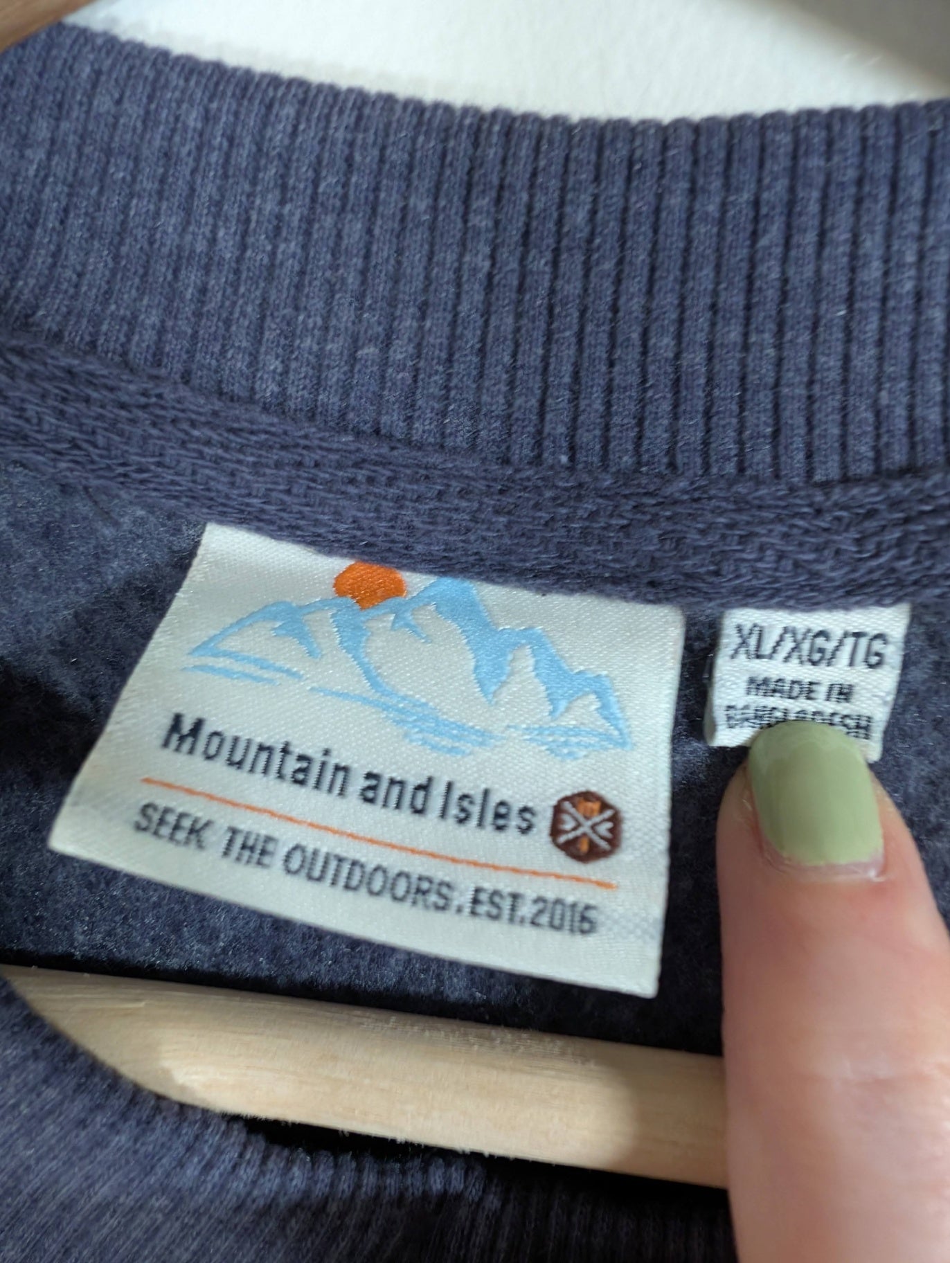 Mountain and Isles crewneck - XL