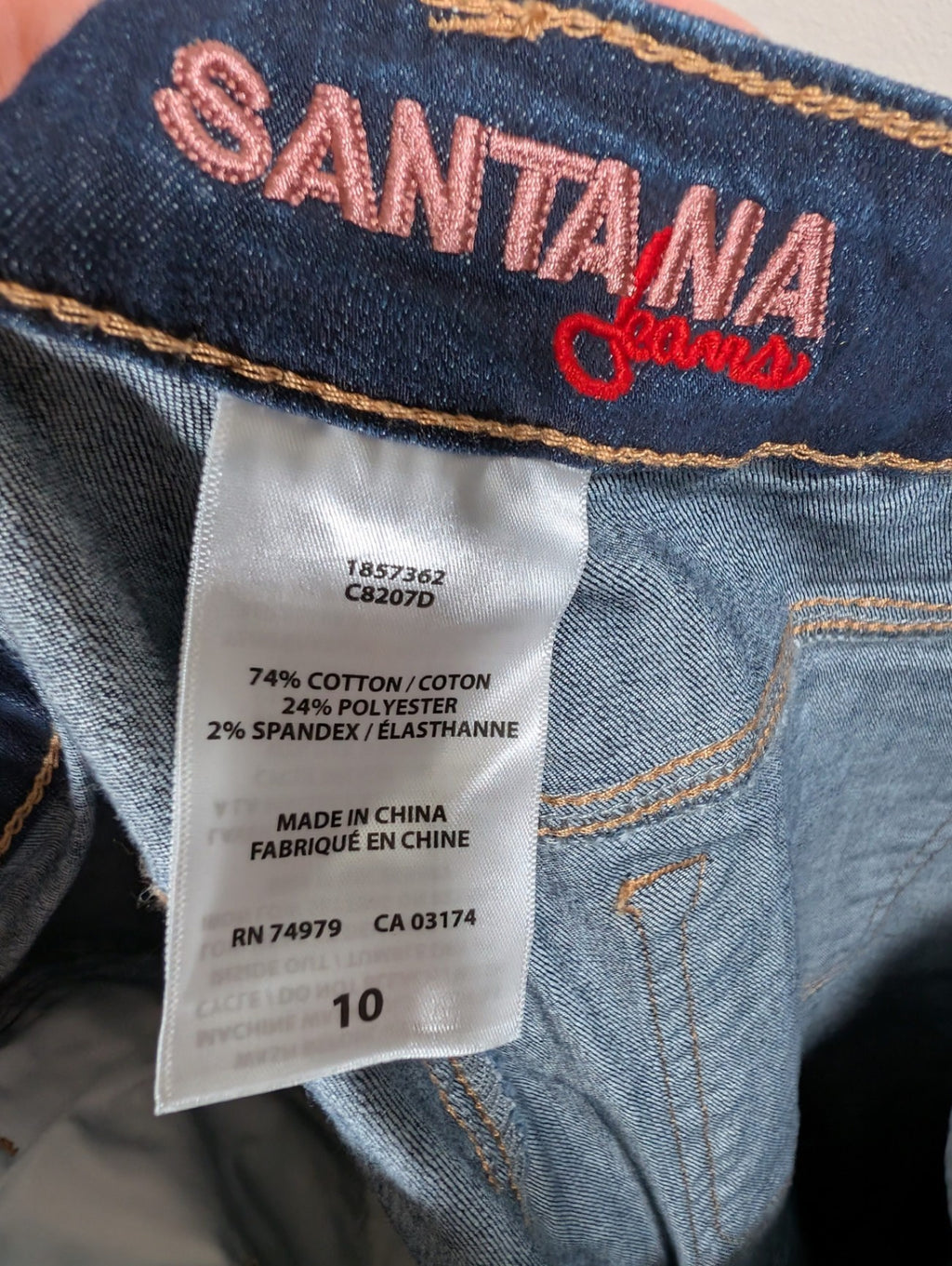Santana Jeans bootcut - SZ 10