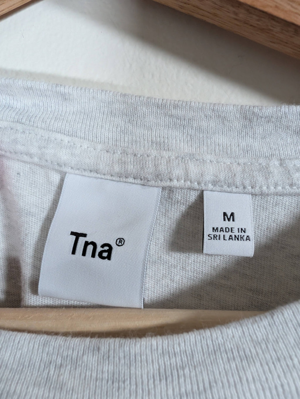 TNA grey crop tee - Medium