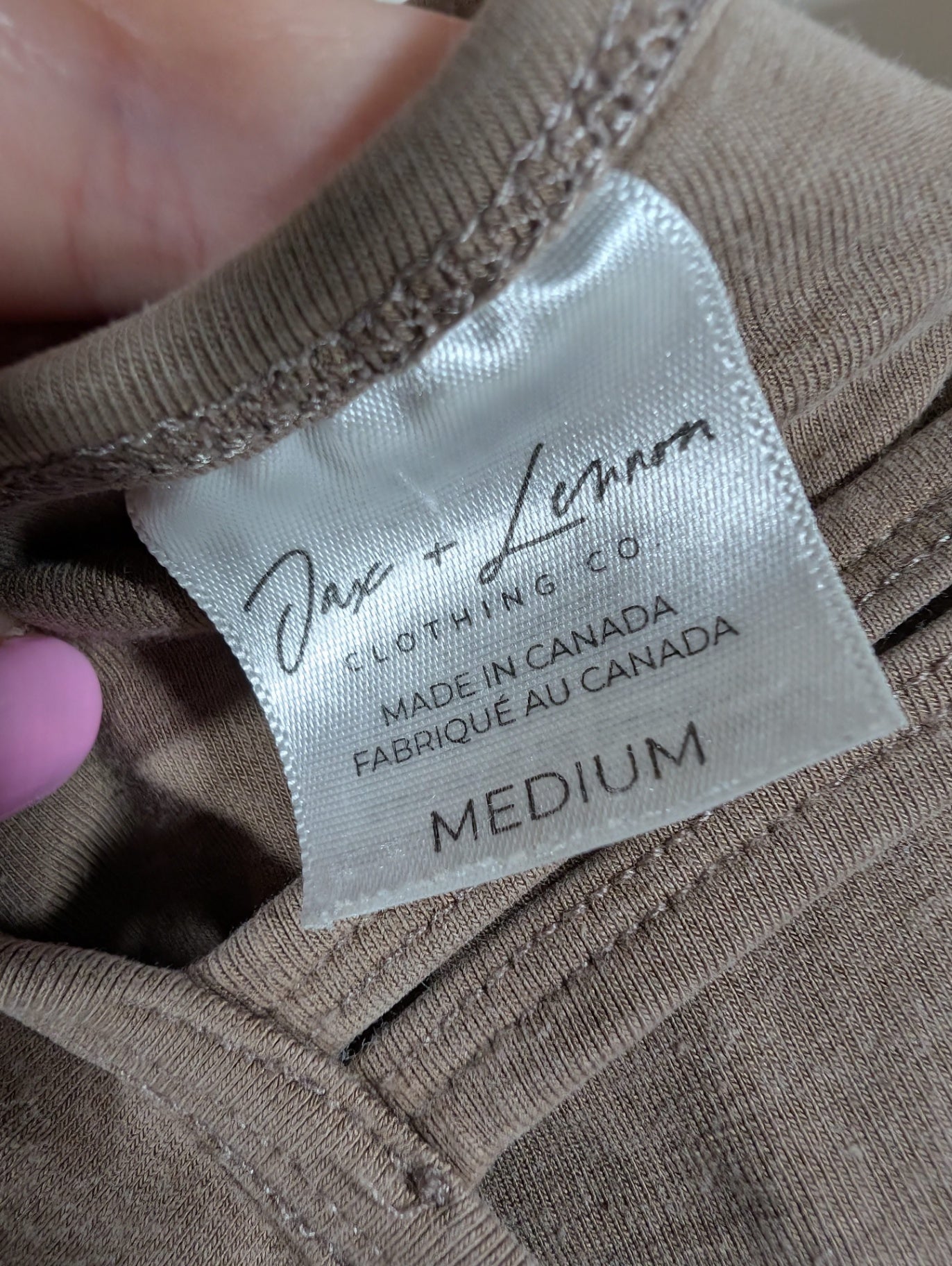 Jax + Lennon brown bra - Medium