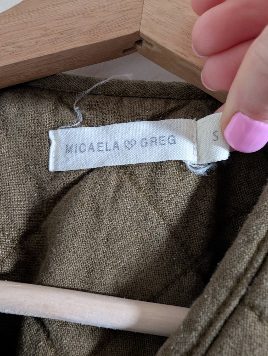 Michaela Greg quilted jacket - Small